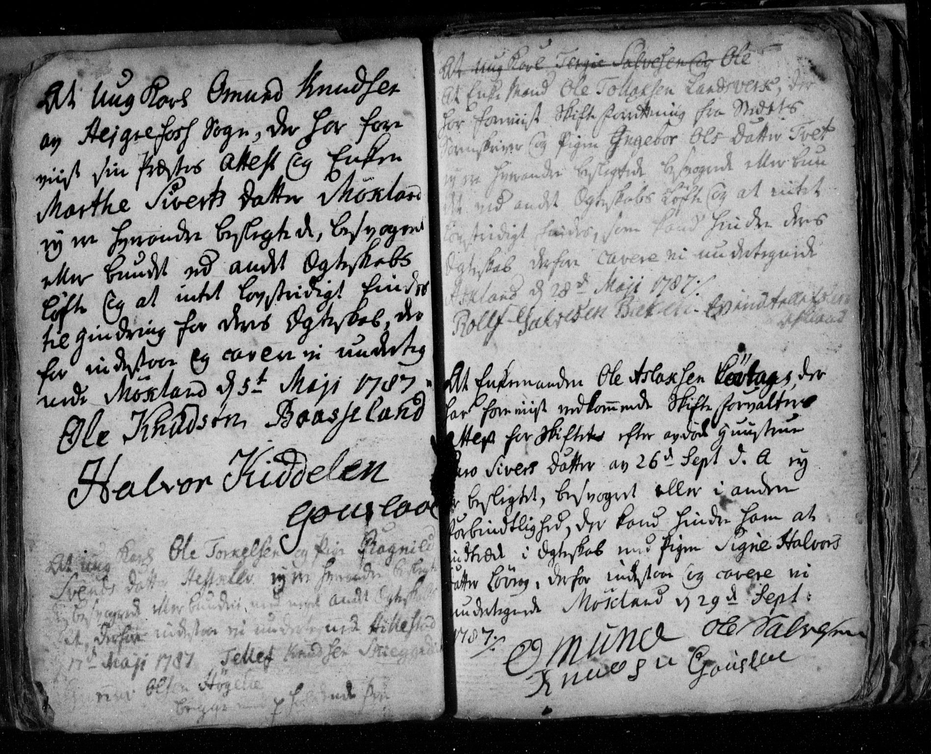 Åmli sokneprestkontor, AV/SAK-1111-0050/F/Fe/L0001: Forlovererklæringer nr. A VI 40, 1754-1799