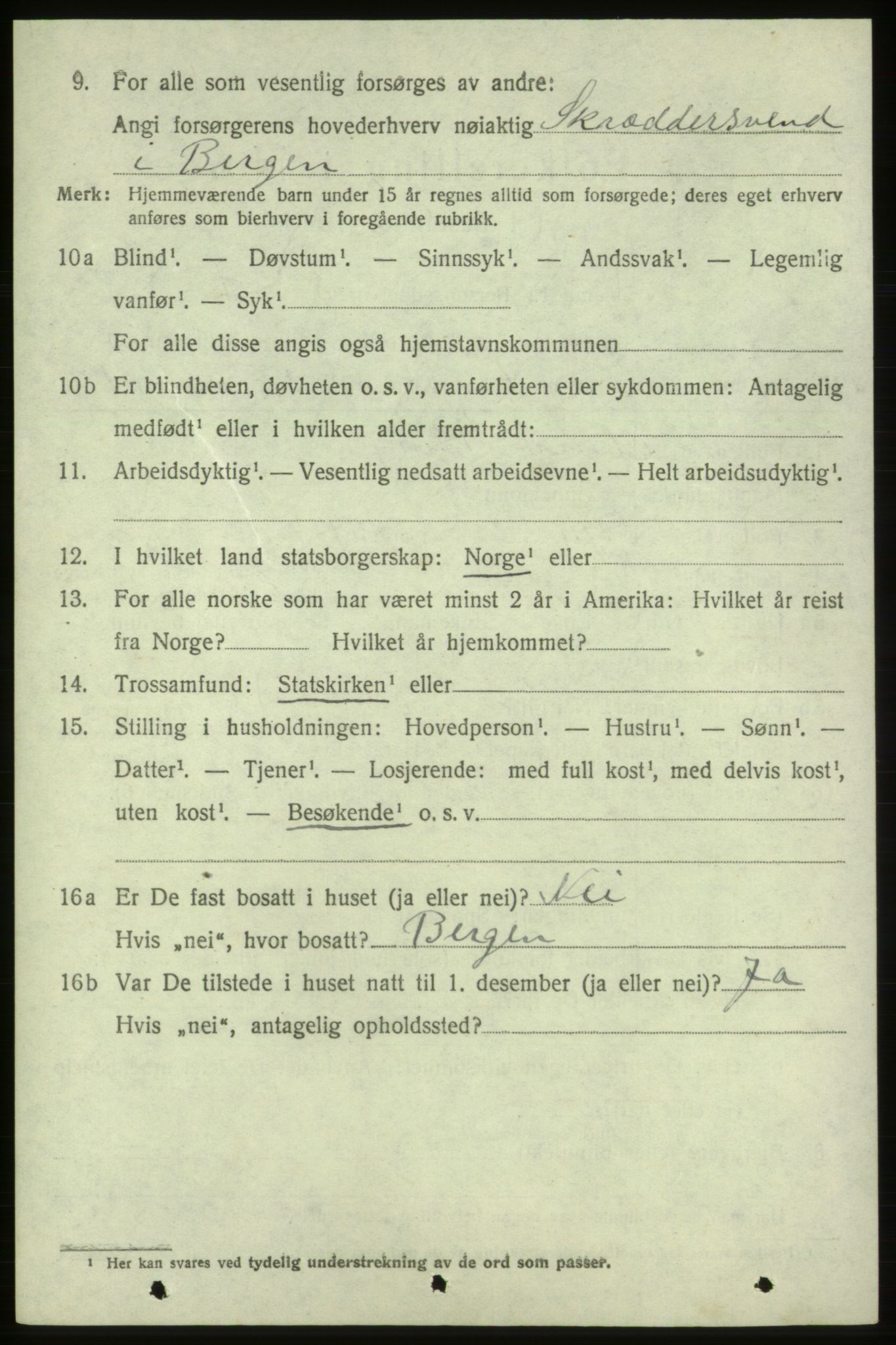SAB, Folketelling 1920 for 1212 Skånevik herred, 1920, s. 2830