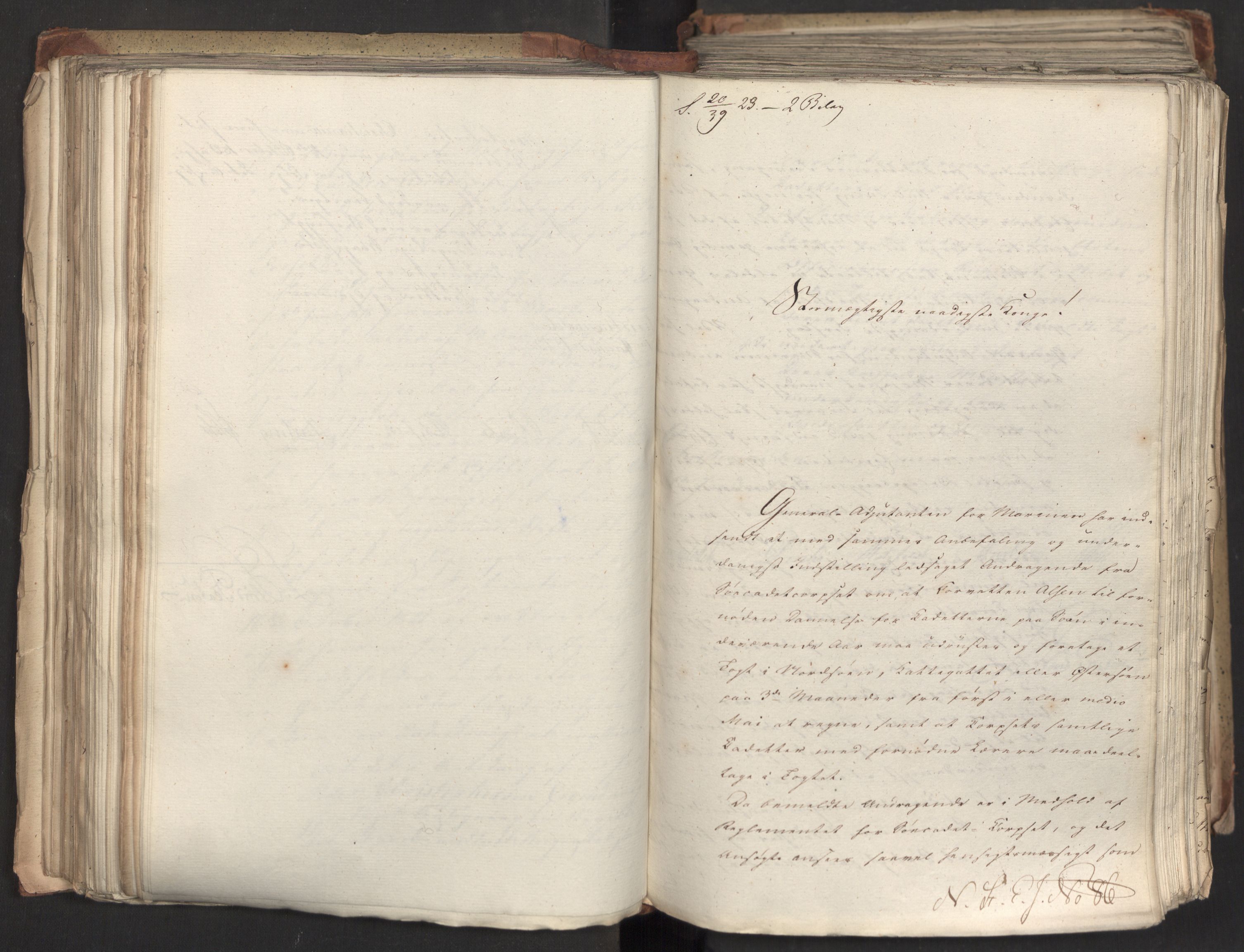 Statsrådsavdelingen i Stockholm, AV/RA-S-1003/D/Da/L0033: Regjeringsinnstillinger nr. 1-274, 1823, s. 233