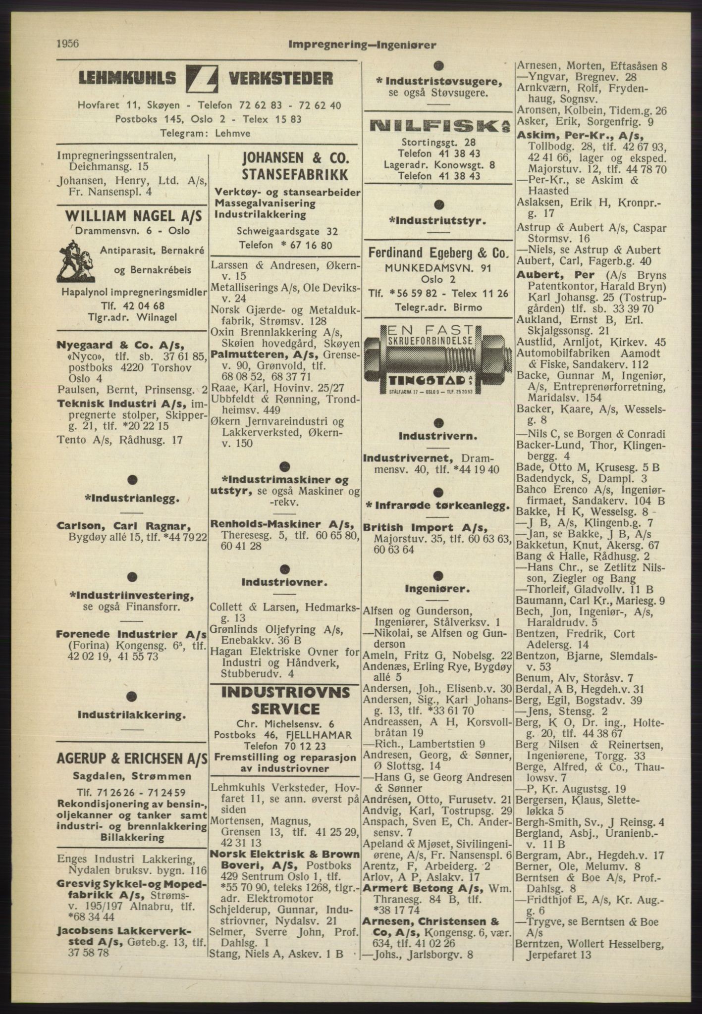 Kristiania/Oslo adressebok, PUBL/-, 1965-1966, s. 1956