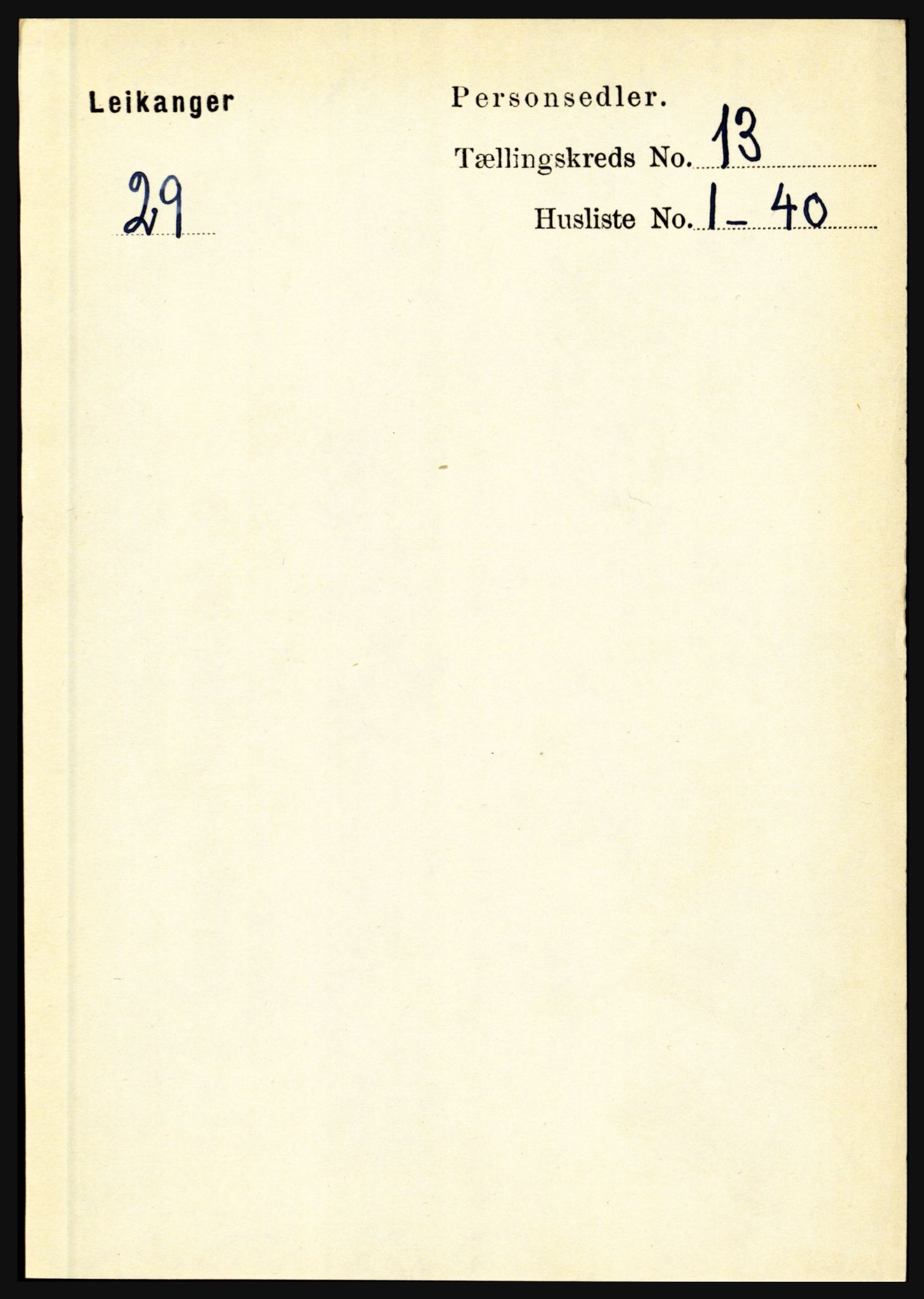 RA, Folketelling 1891 for 1419 Leikanger herred, 1891, s. 2454