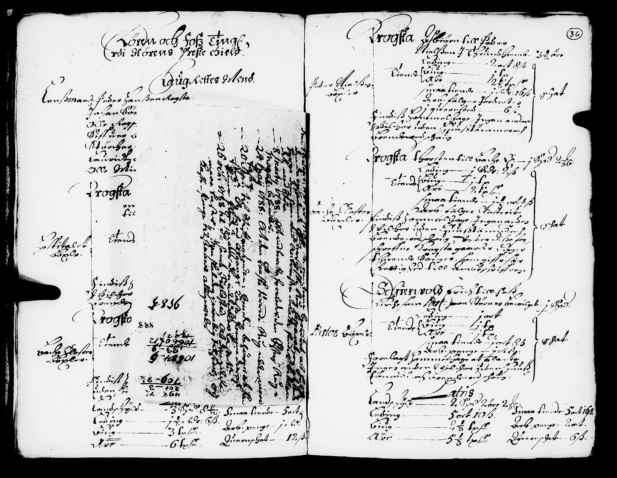 Rentekammeret inntil 1814, Realistisk ordnet avdeling, RA/EA-4070/N/Nb/Nba/L0051: Gauldal fogderi, 1667, s. 35b-36a