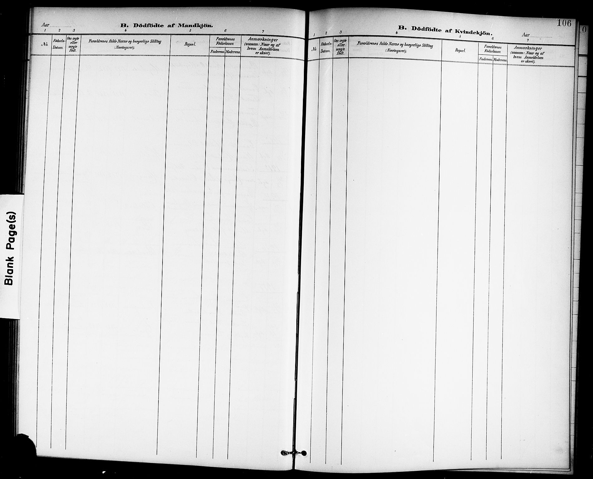 Hol kirkebøker, AV/SAKO-A-227/G/Ga/L0001: Klokkerbok nr. I 1, 1900-1919, s. 106