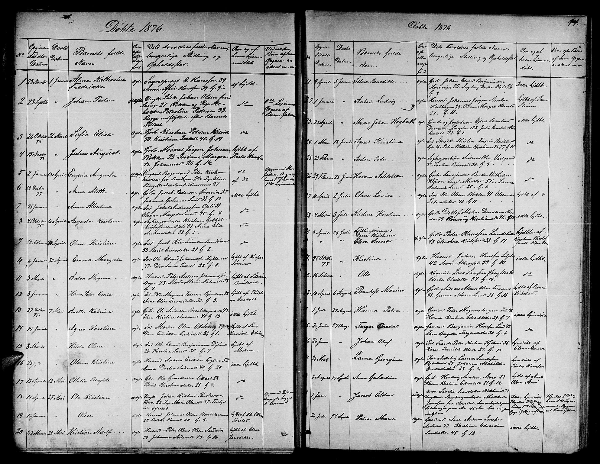 Ministerialprotokoller, klokkerbøker og fødselsregistre - Nord-Trøndelag, SAT/A-1458/780/L0650: Klokkerbok nr. 780C02, 1866-1884, s. 14