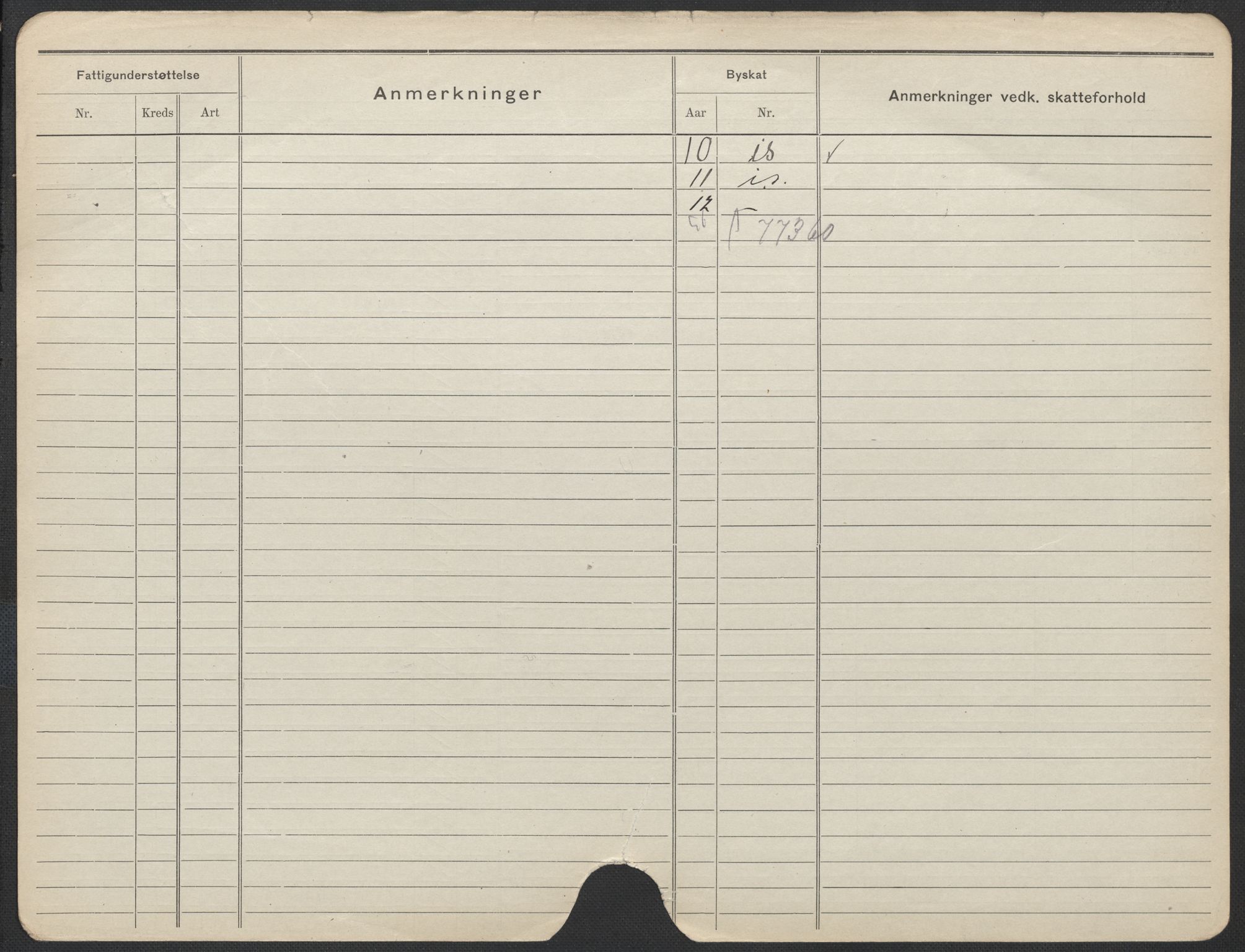 Oslo folkeregister, Registerkort, SAO/A-11715/F/Fa/Fac/L0014: Kvinner, 1906-1914, s. 1350b