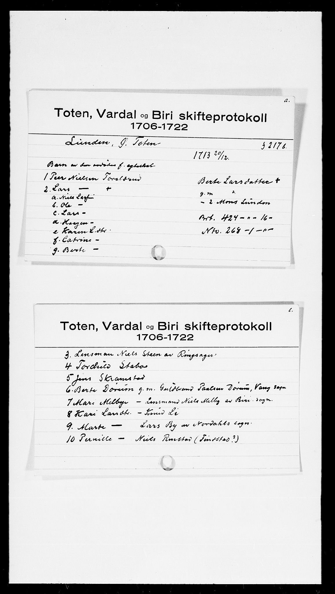 Toten tingrett, SAH/TING-006/J, 1657-1903, s. 26707