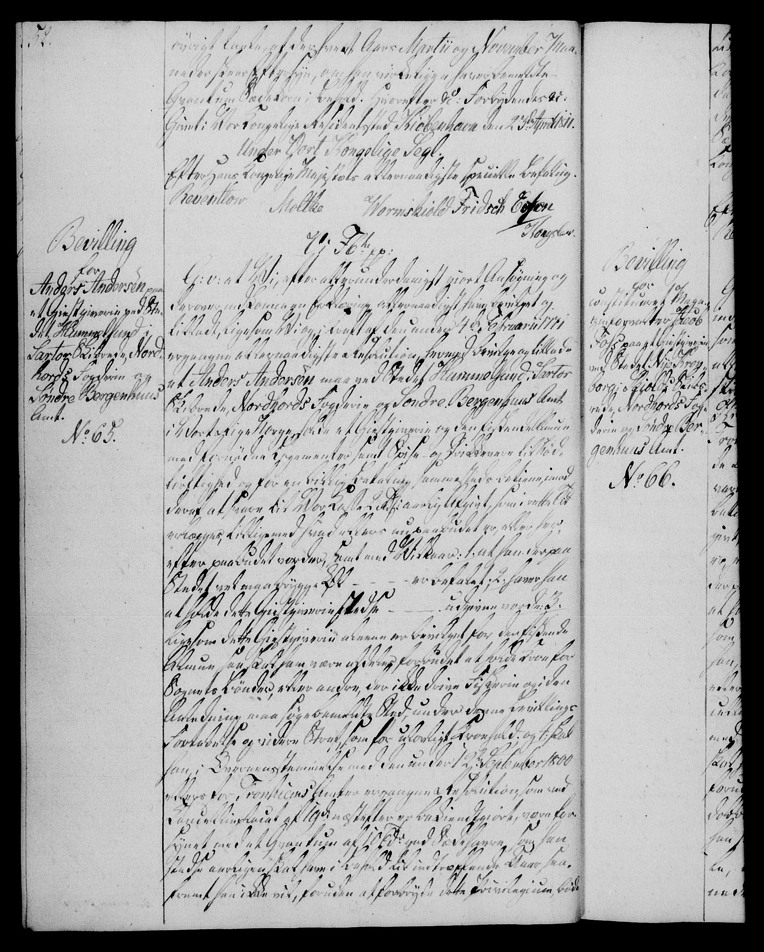 Rentekammeret, Kammerkanselliet, AV/RA-EA-3111/G/Gg/Gga/L0020: Norsk ekspedisjonsprotokoll med register (merket RK 53.20), 1811-1814, s. 52