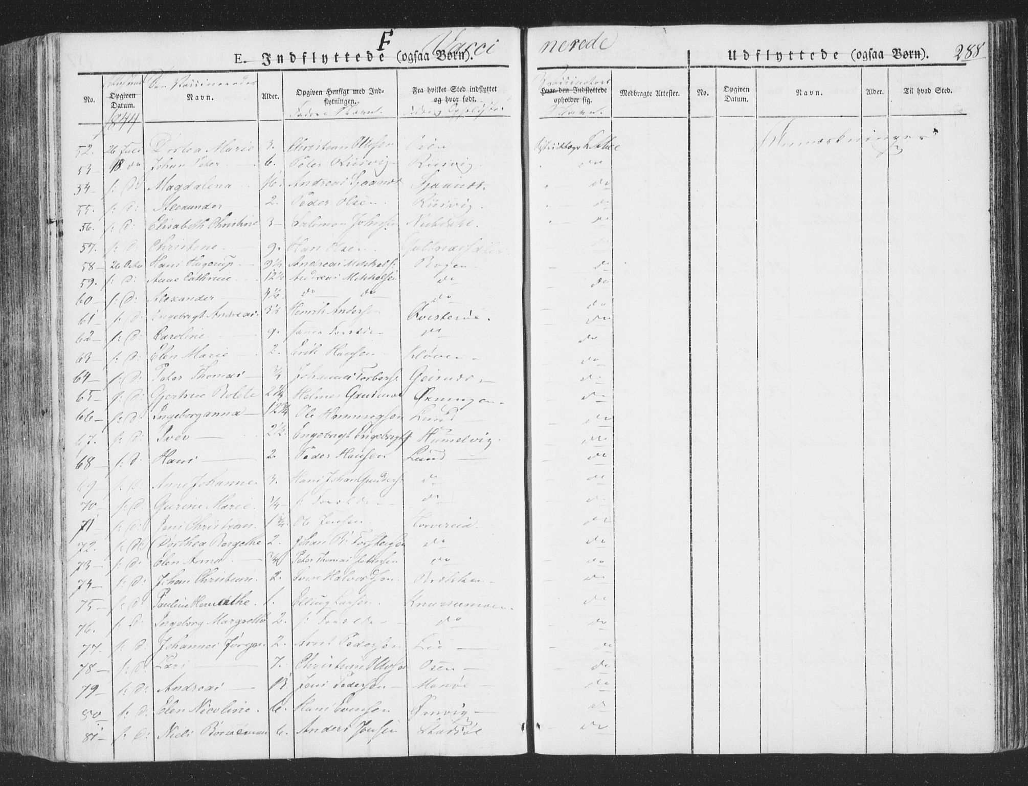 Ministerialprotokoller, klokkerbøker og fødselsregistre - Nord-Trøndelag, AV/SAT-A-1458/780/L0639: Ministerialbok nr. 780A04, 1830-1844, s. 288