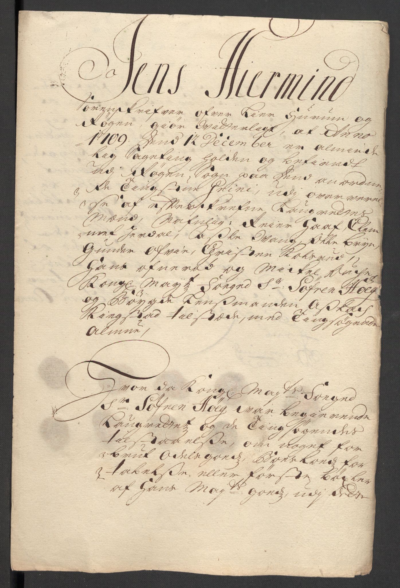 Rentekammeret inntil 1814, Reviderte regnskaper, Fogderegnskap, RA/EA-4092/R31/L1703: Fogderegnskap Hurum, Røyken, Eiker, Lier og Buskerud, 1709, s. 24