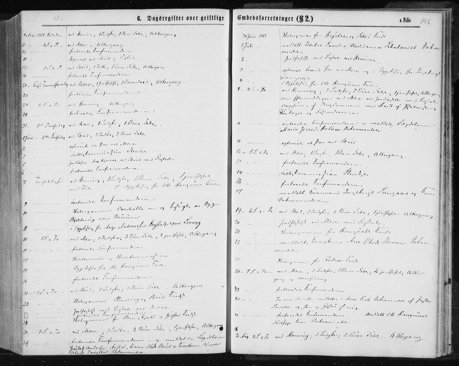 Ministerialprotokoller, klokkerbøker og fødselsregistre - Nord-Trøndelag, SAT/A-1458/735/L0345: Ministerialbok nr. 735A08 /1, 1863-1872, s. 456
