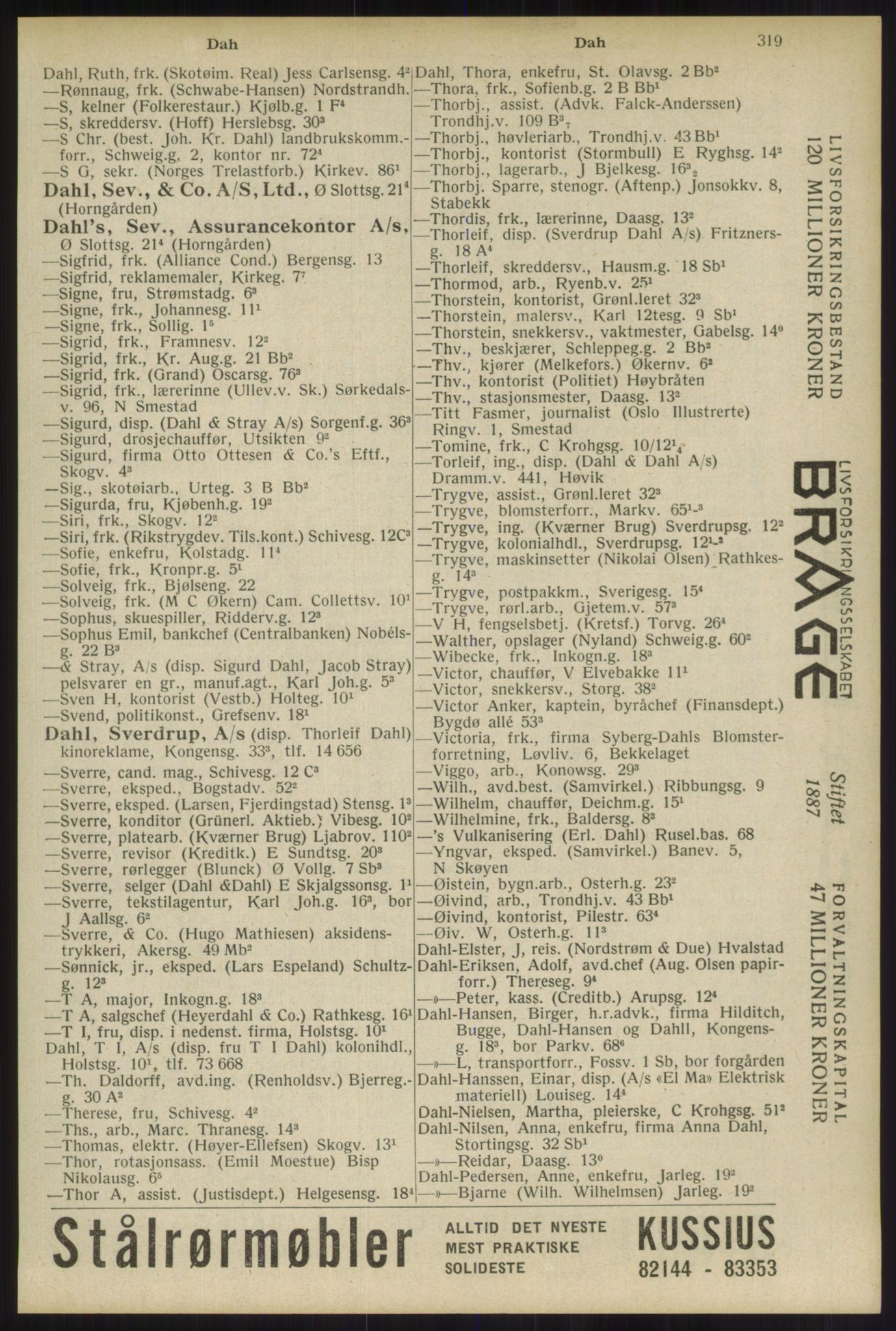 Kristiania/Oslo adressebok, PUBL/-, 1934, s. 319