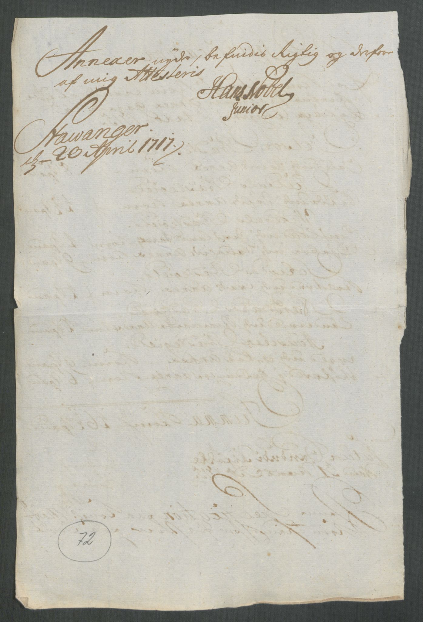 Rentekammeret inntil 1814, Reviderte regnskaper, Fogderegnskap, AV/RA-EA-4092/R47/L2868: Fogderegnskap Ryfylke, 1715, s. 379