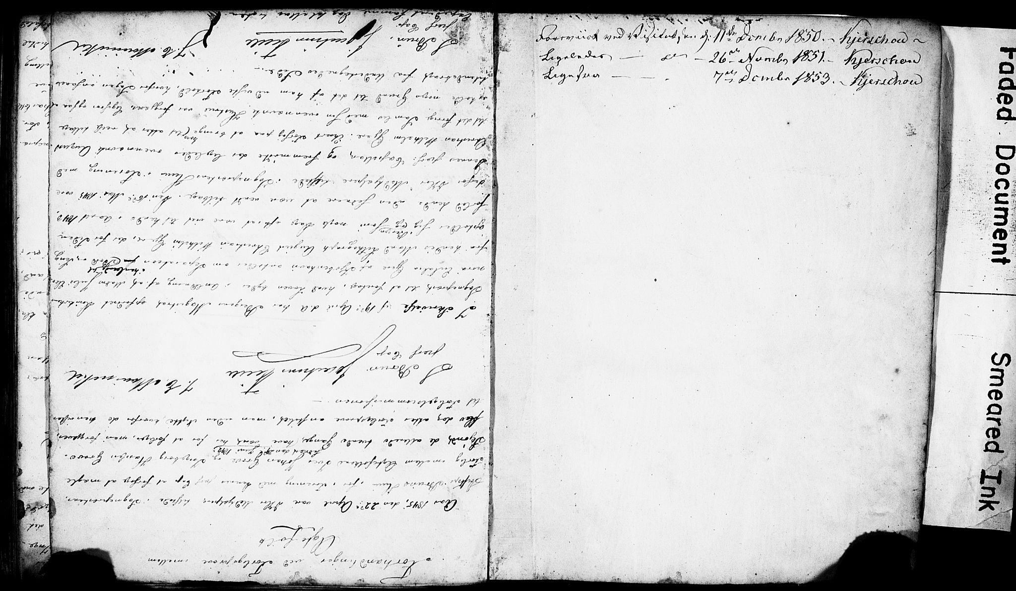 Domkirken sokneprestembete, SAB/A-74801: Forlovererklæringer nr. II.5.4, 1845-1852