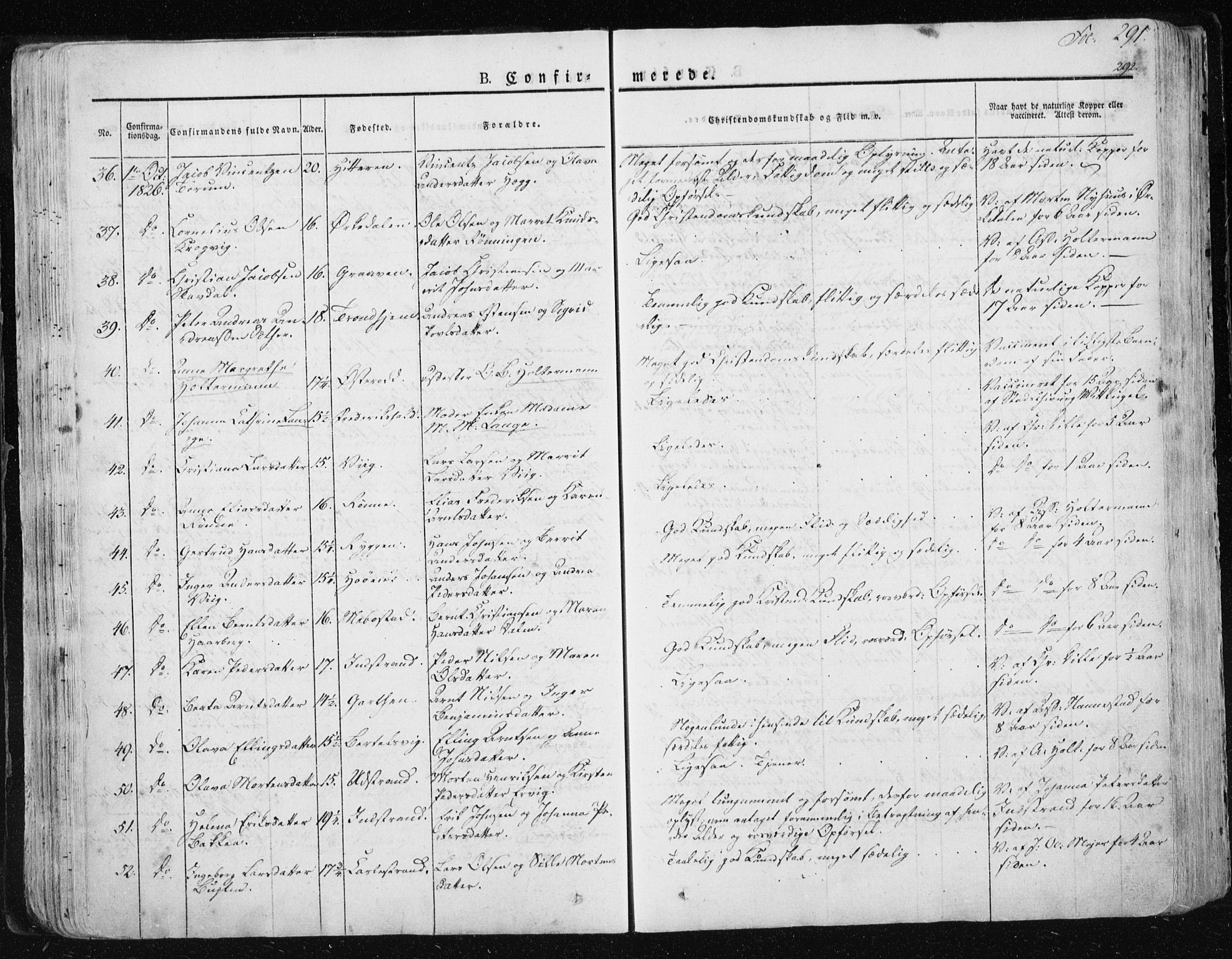 Ministerialprotokoller, klokkerbøker og fødselsregistre - Sør-Trøndelag, SAT/A-1456/659/L0735: Ministerialbok nr. 659A05, 1826-1841, s. 291