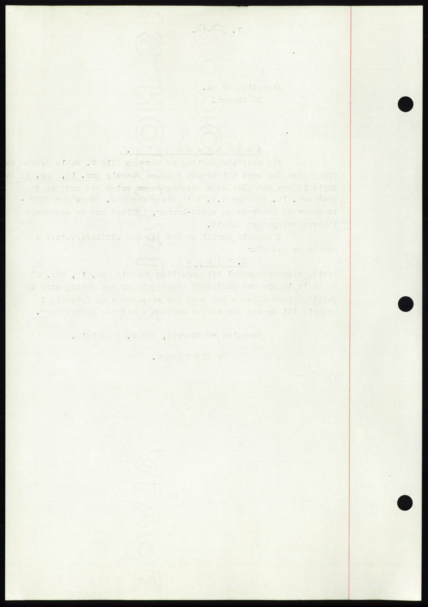 Namdal sorenskriveri, SAT/A-4133/1/2/2C: Pantebok nr. -, 1916-1921, Tingl.dato: 03.06.1916