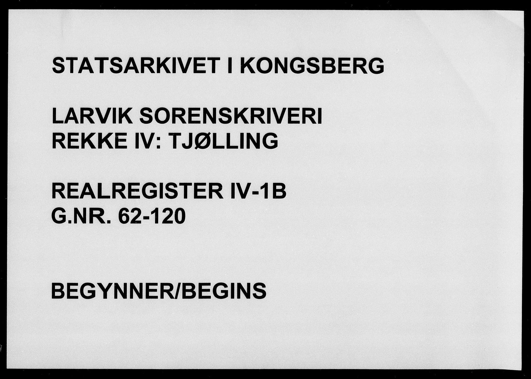Larvik sorenskriveri, SAKO/A-83/G/Gb/Gbe/L0001b: Panteregister nr. IV 1b