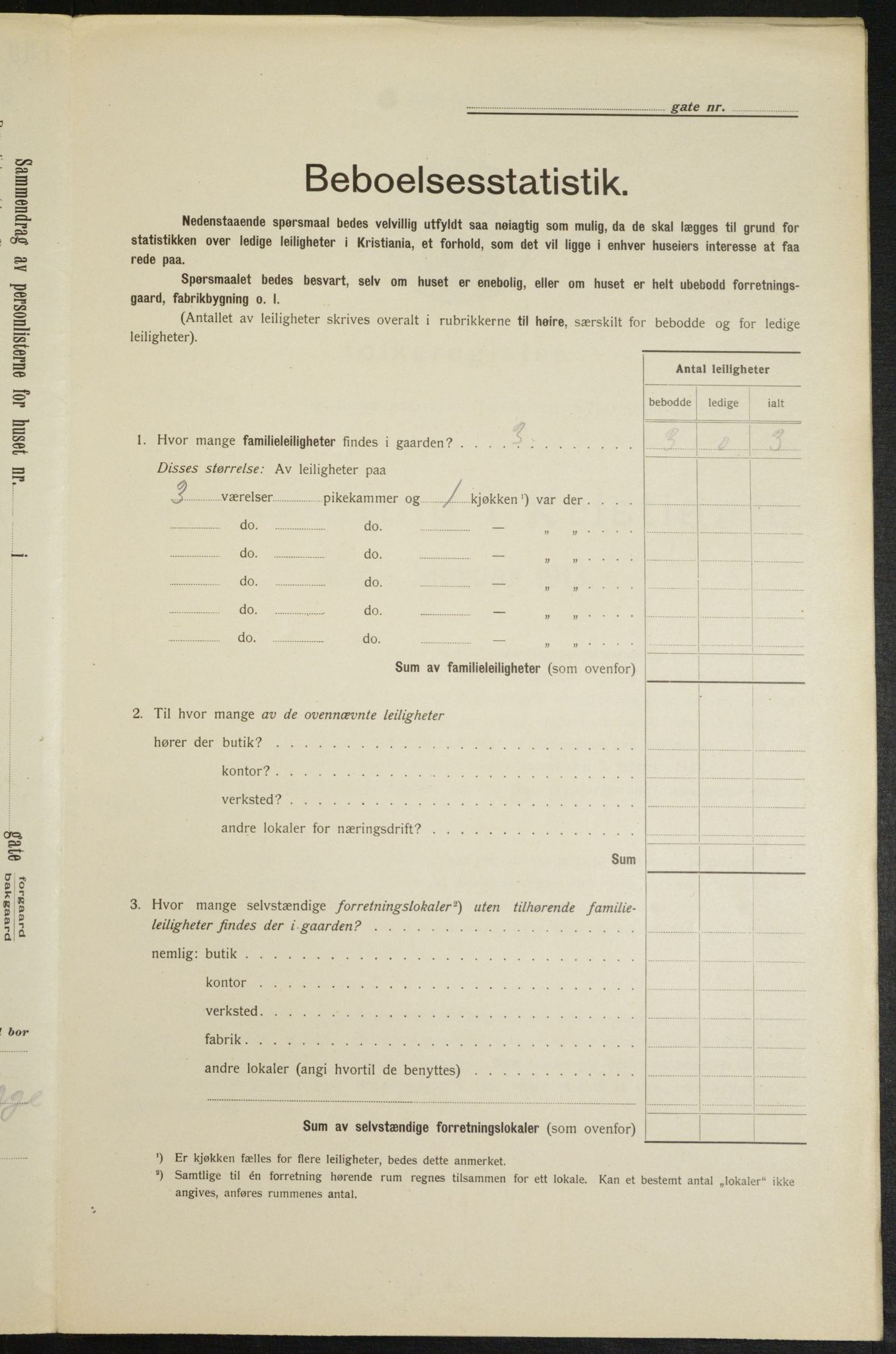 OBA, Kommunal folketelling 1.2.1913 for Kristiania, 1913, s. 83401