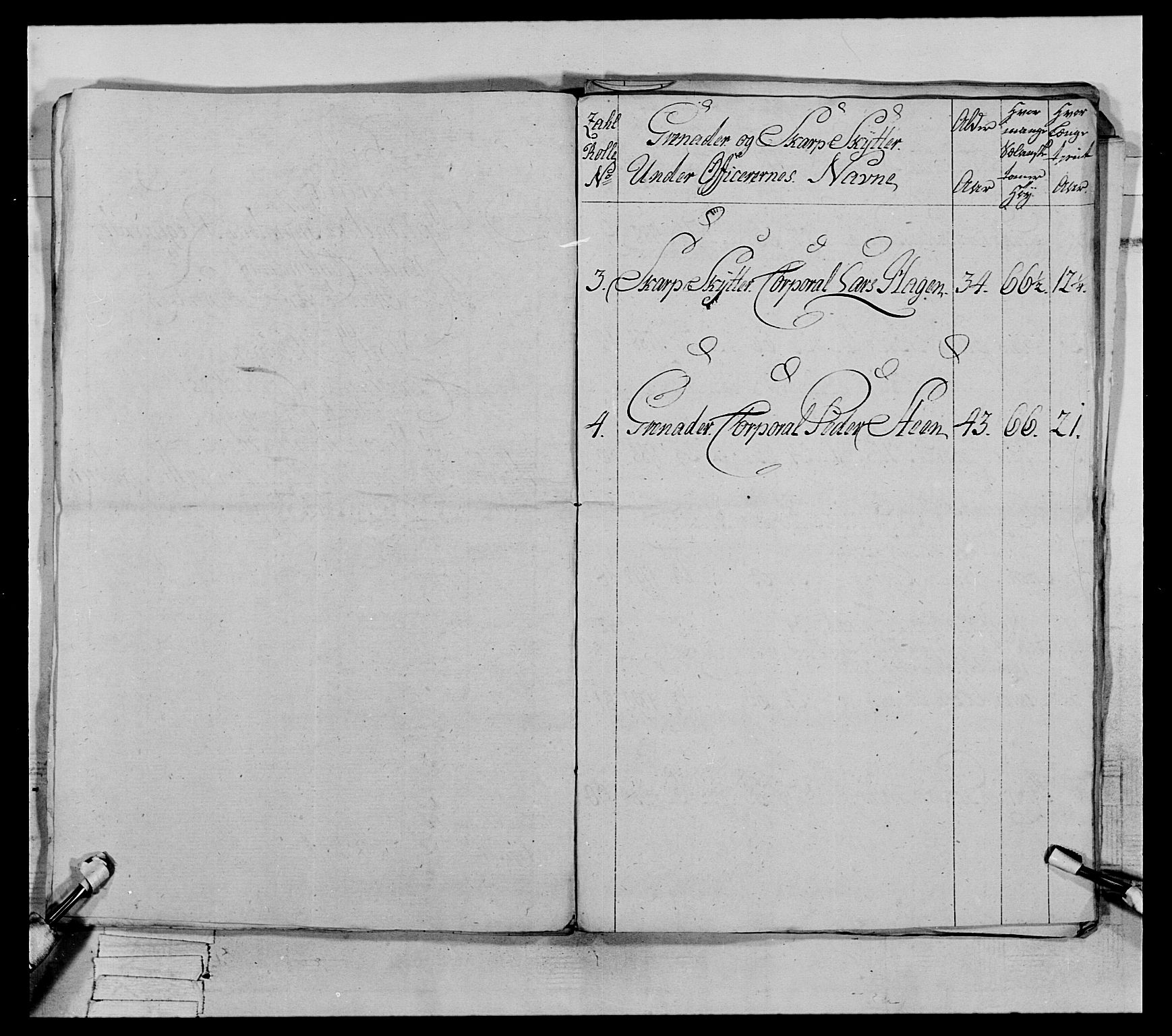Generalitets- og kommissariatskollegiet, Det kongelige norske kommissariatskollegium, AV/RA-EA-5420/E/Eh/L0067: Opplandske nasjonale infanteriregiment, 1789-1797, s. 328