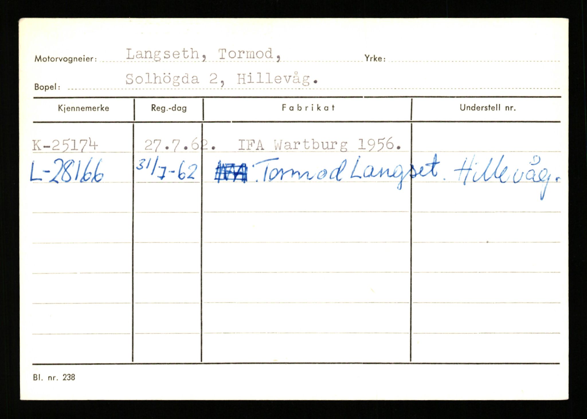 Stavanger trafikkstasjon, AV/SAST-A-101942/0/G/L0005: Registreringsnummer: 23000 - 34245, 1930-1971, s. 605