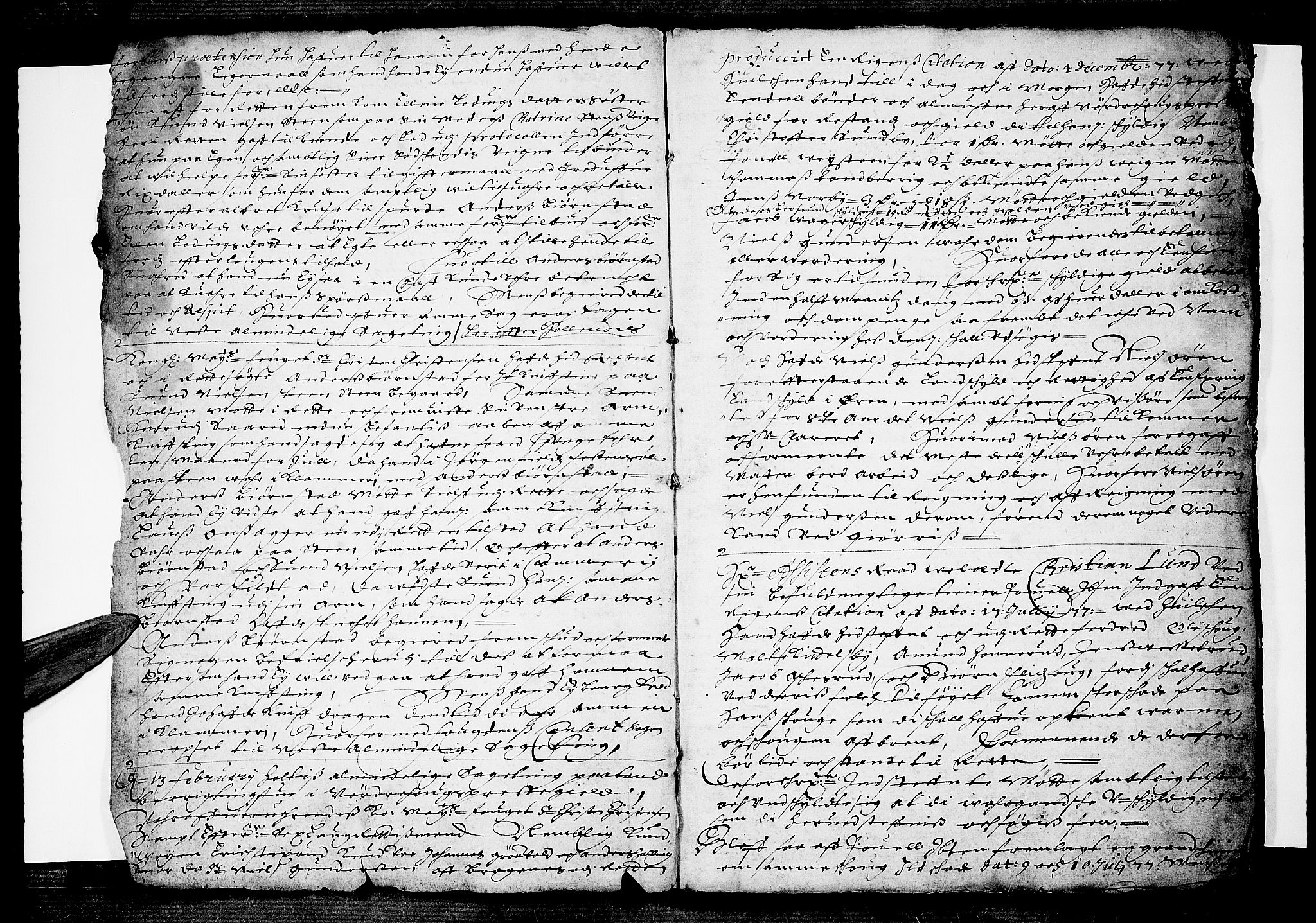 Ringerike og Hallingdal sorenskriveri, AV/SAKO-A-81/F/Fa/Fab/L0006: Tingbok - Sorenskriveriet, 1678