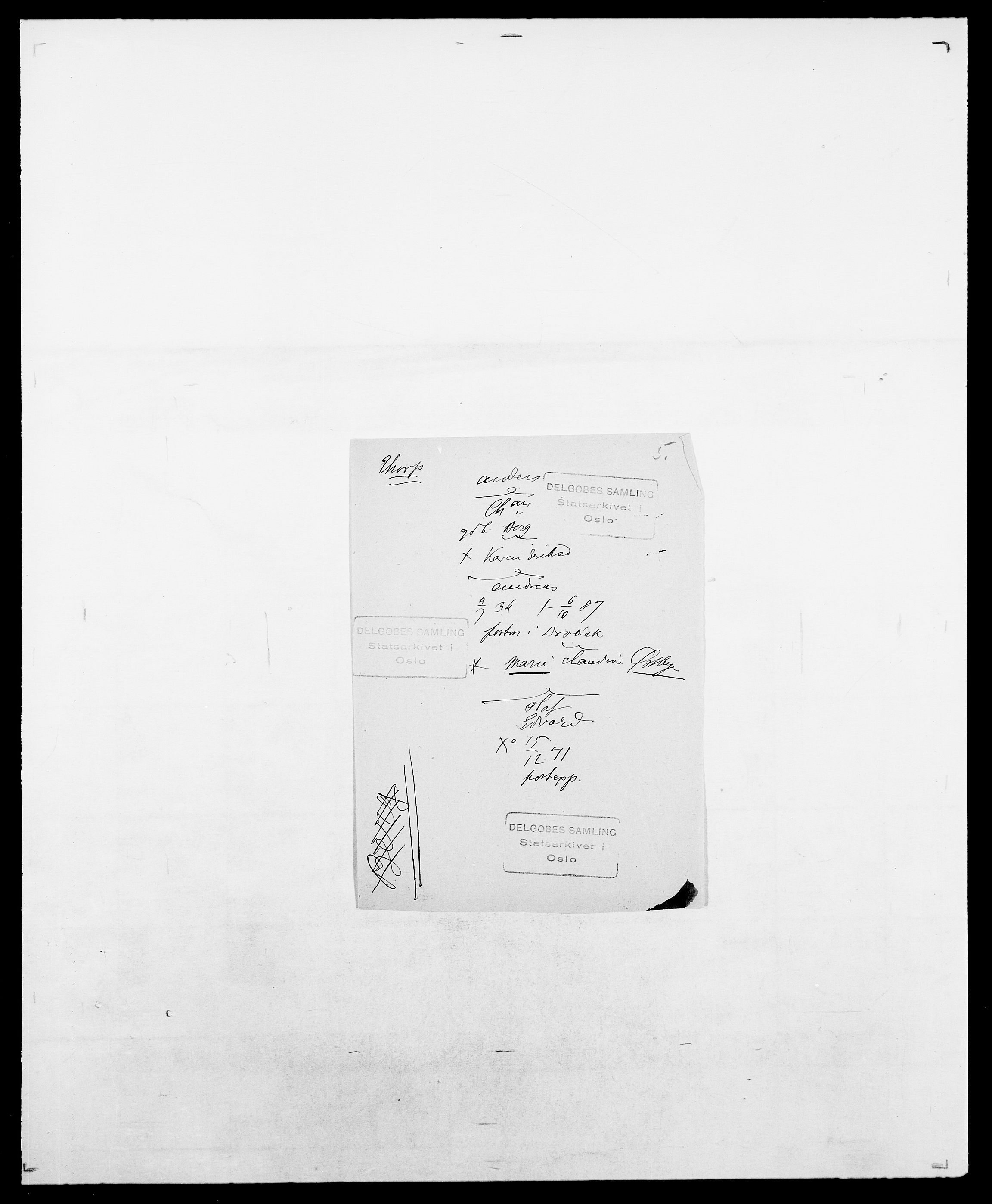 Delgobe, Charles Antoine - samling, SAO/PAO-0038/D/Da/L0039: Thorsen - Urup, s. 248