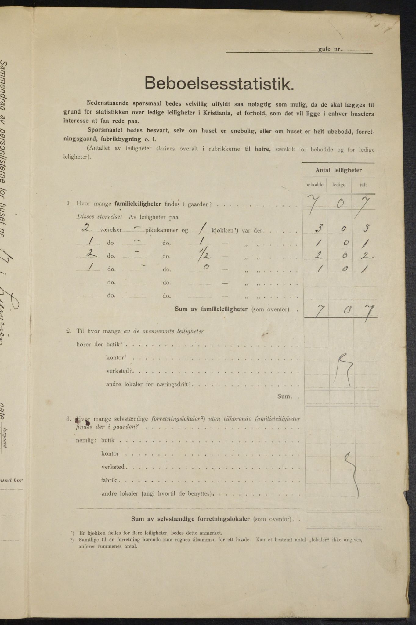 OBA, Kommunal folketelling 1.2.1915 for Kristiania, 1915, s. 57011