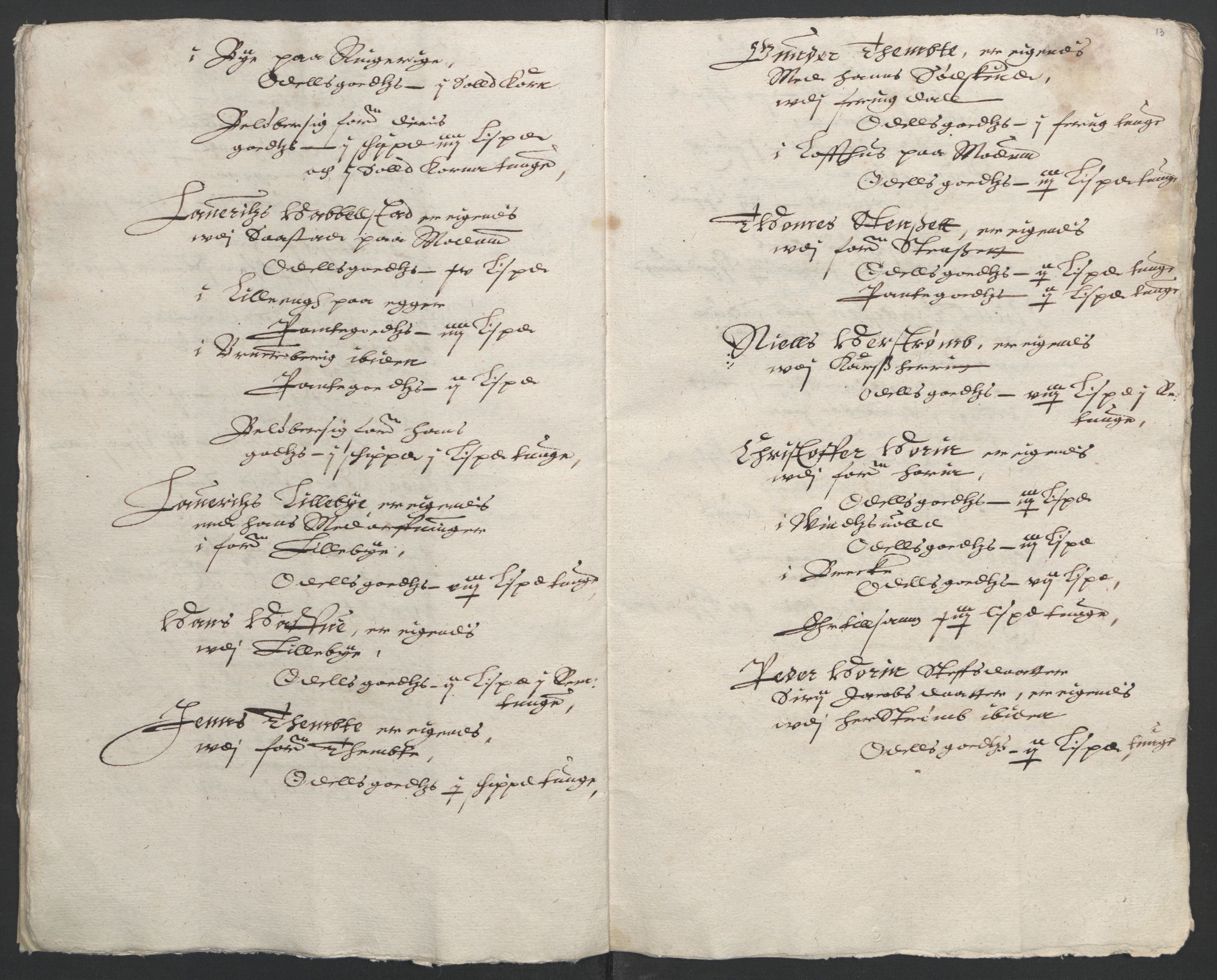 Stattholderembetet 1572-1771, AV/RA-EA-2870/Ek/L0009/0001: Jordebøker til utlikning av rosstjeneste 1624-1626: / Odelsjordebøker for noen vikværske len, 1624-1626, s. 112