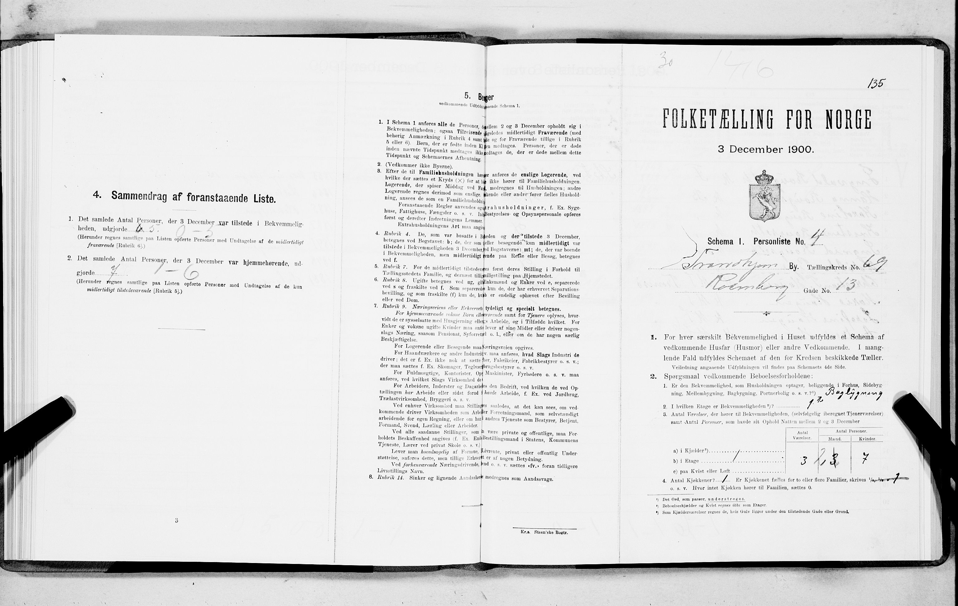 SAT, Folketelling 1900 for 1601 Trondheim kjøpstad, 1900, s. 12780