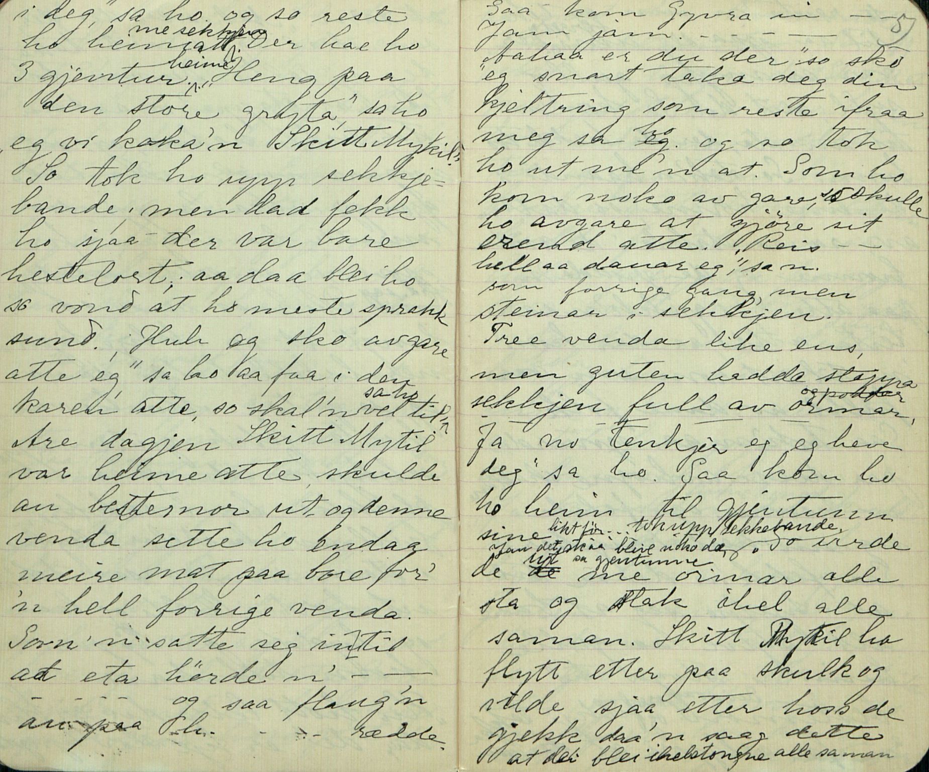 Rikard Berge, TEMU/TGM-A-1003/F/L0008/0030: 300-340 / 329 Oppskrifter av Svånaug A. Kasin, Seljord. Mest eventyr, 1915, s. 4-5