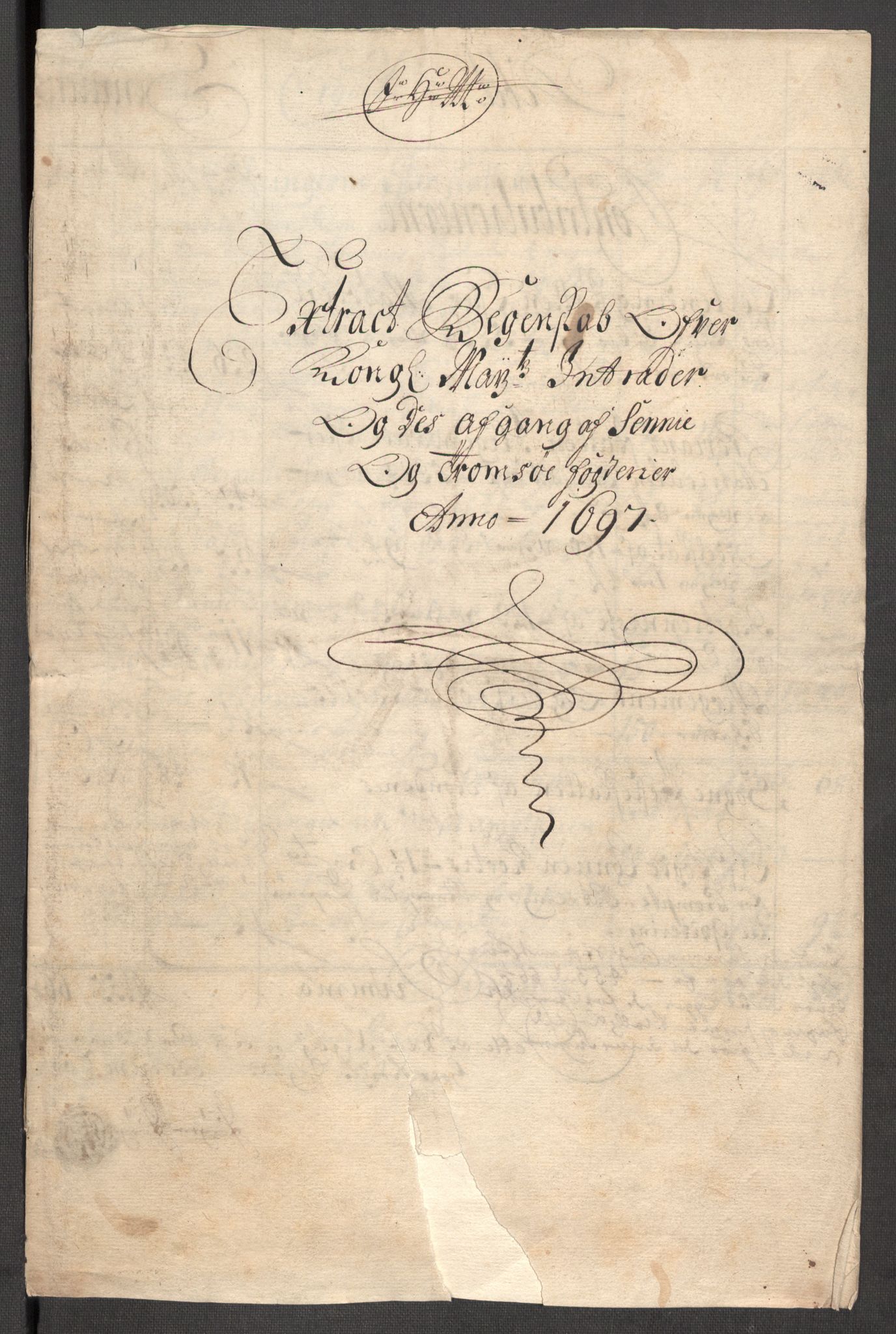 Rentekammeret inntil 1814, Reviderte regnskaper, Fogderegnskap, AV/RA-EA-4092/R68/L4754: Fogderegnskap Senja og Troms, 1697-1699, s. 4