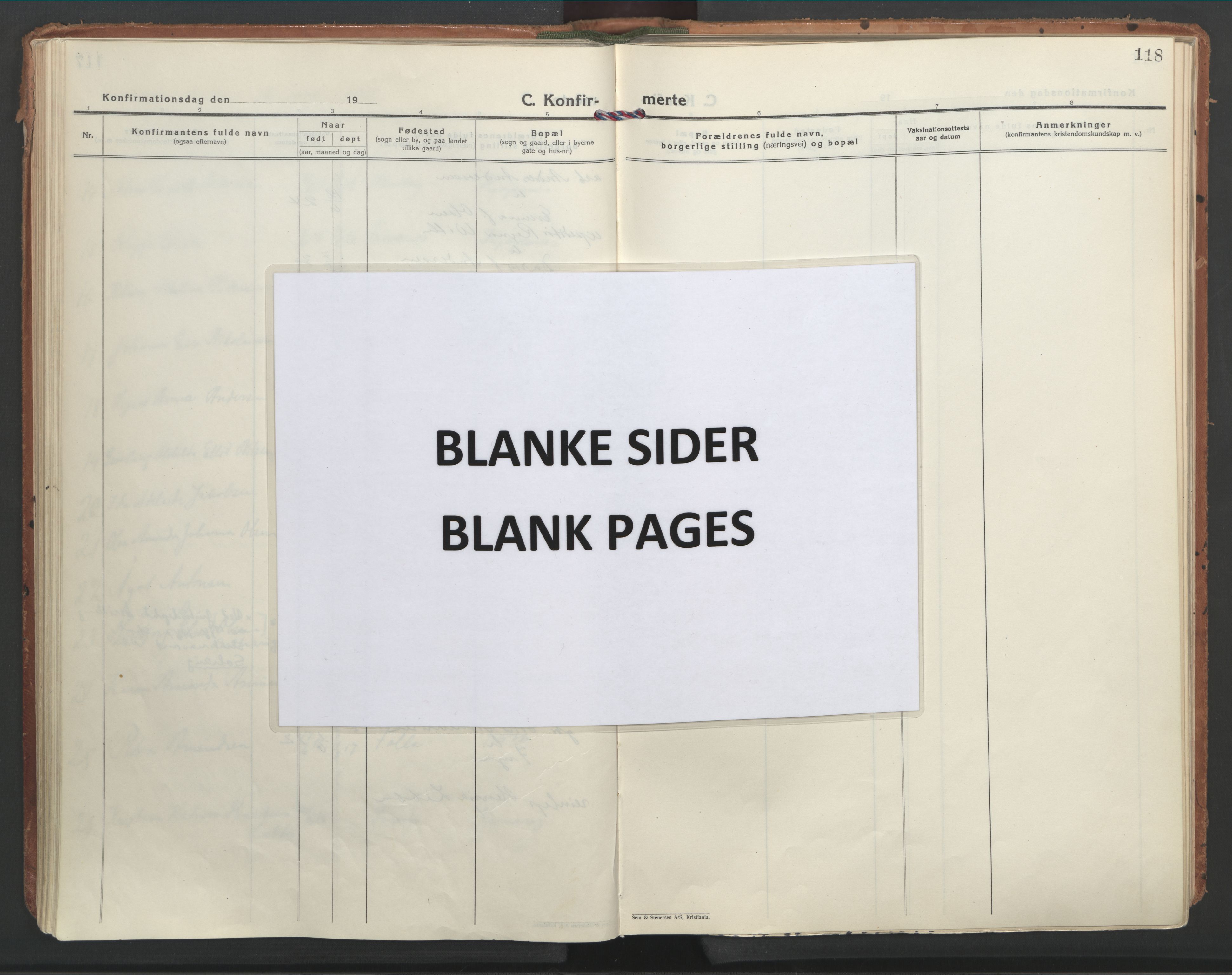 Ministerialprotokoller, klokkerbøker og fødselsregistre - Nordland, AV/SAT-A-1459/861/L0873: Ministerialbok nr. 861A08, 1923-1932, s. 118