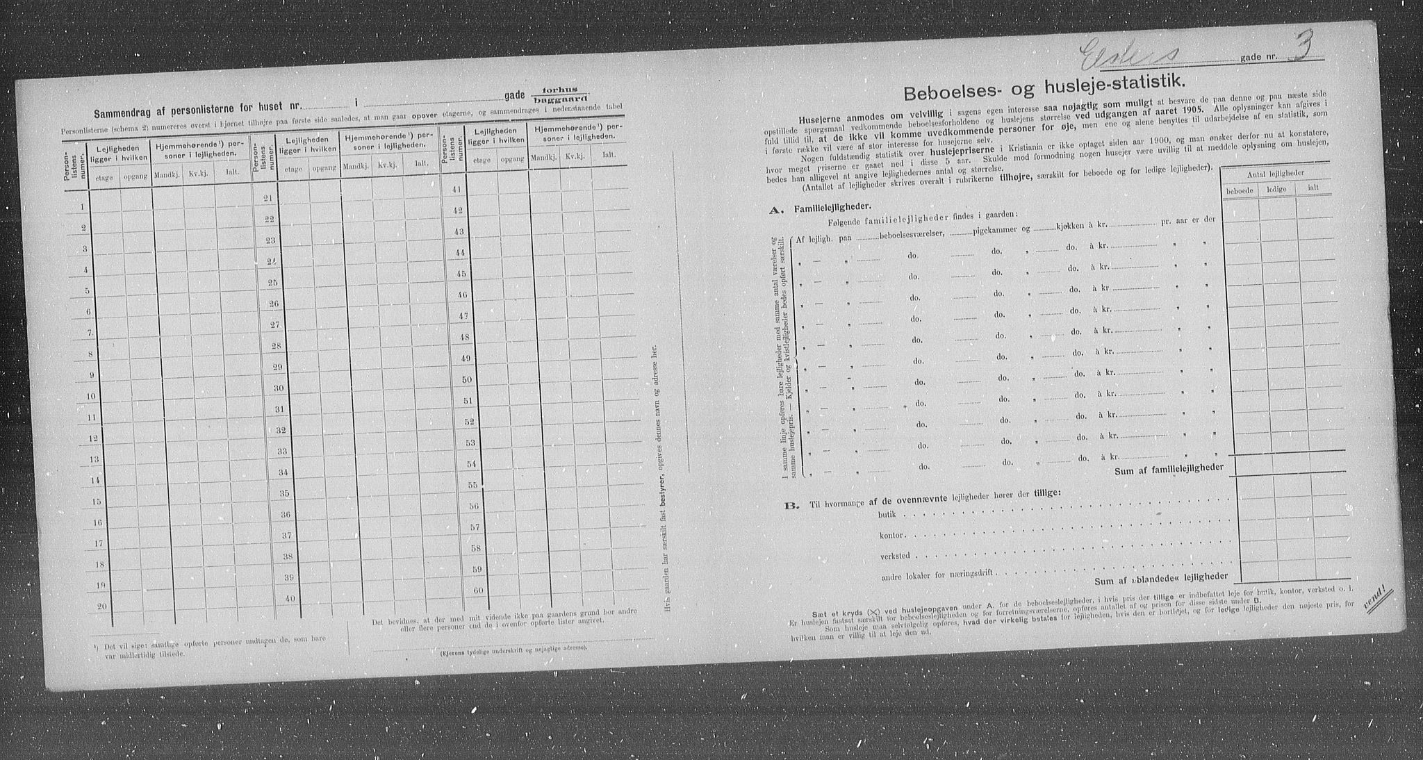 OBA, Kommunal folketelling 31.12.1905 for Kristiania kjøpstad, 1905, s. 10499