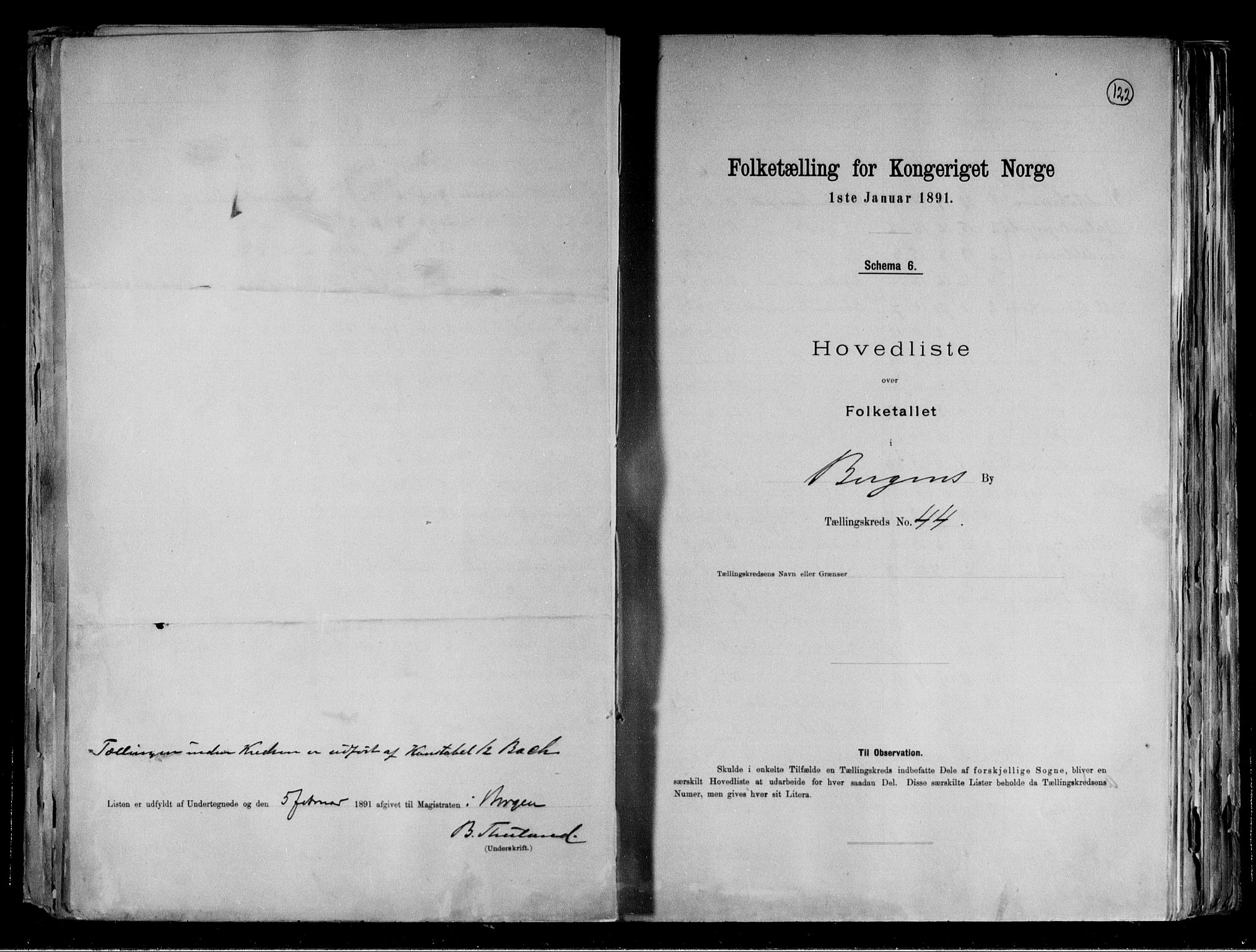 RA, Folketelling 1891 for 1301 Bergen kjøpstad, 1891, s. 124
