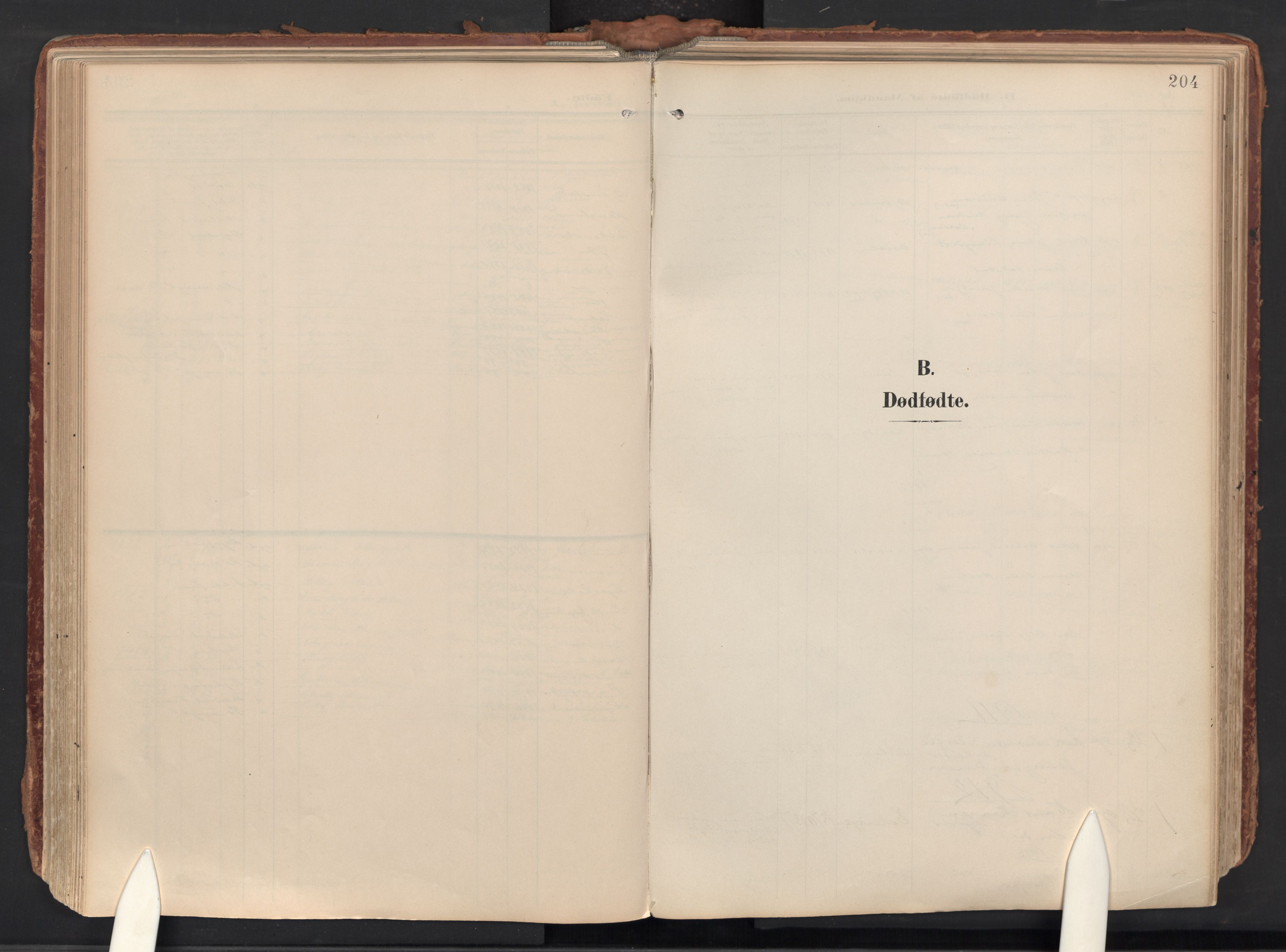 Idd prestekontor Kirkebøker, SAO/A-10911/F/Fc/L0007: Ministerialbok nr. III 7, 1904-1925, s. 204