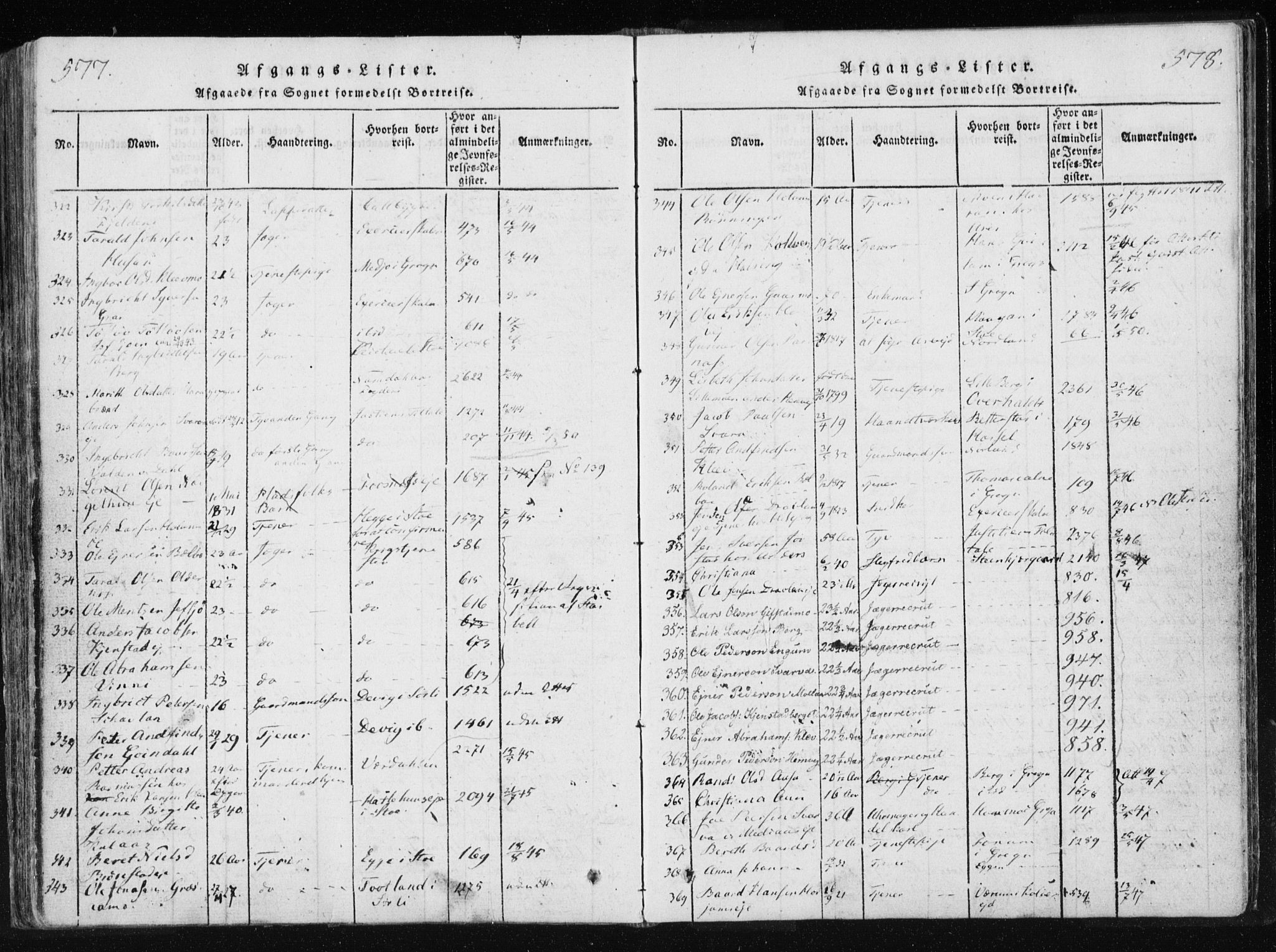 Ministerialprotokoller, klokkerbøker og fødselsregistre - Nord-Trøndelag, AV/SAT-A-1458/749/L0469: Ministerialbok nr. 749A03, 1817-1857, s. 577-578