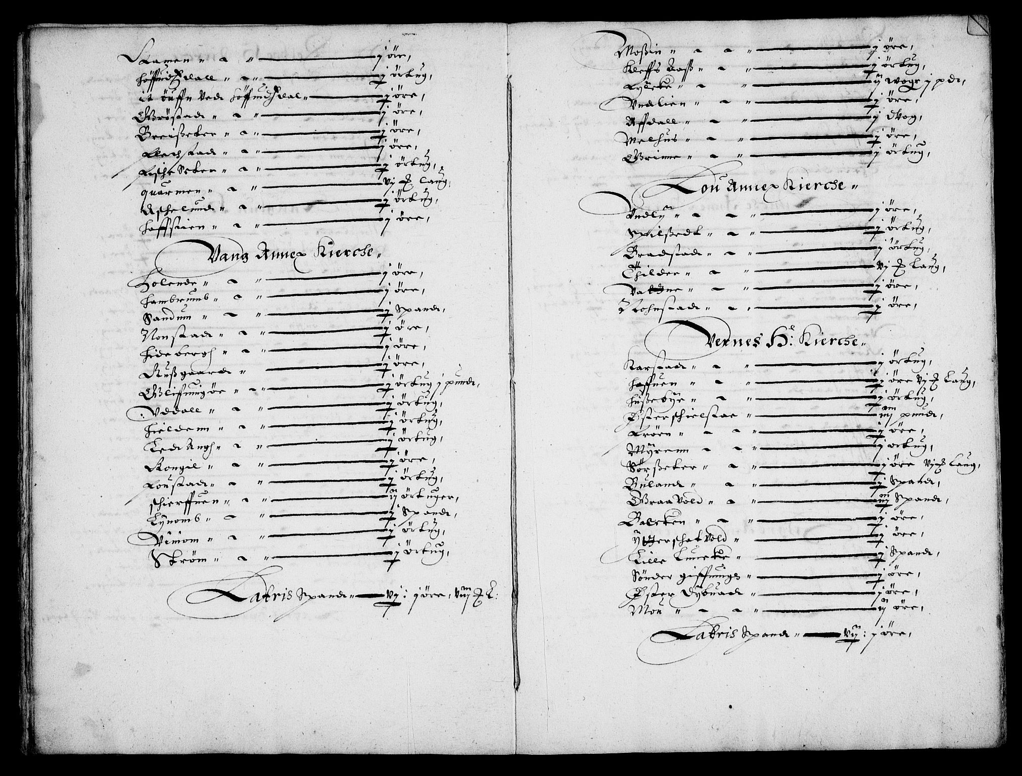 Rentekammeret inntil 1814, Realistisk ordnet avdeling, AV/RA-EA-4070/Fc/Fca/L0004/0003: [Ca IV]  Trondheim stift / "Stichtens Bog", 1654