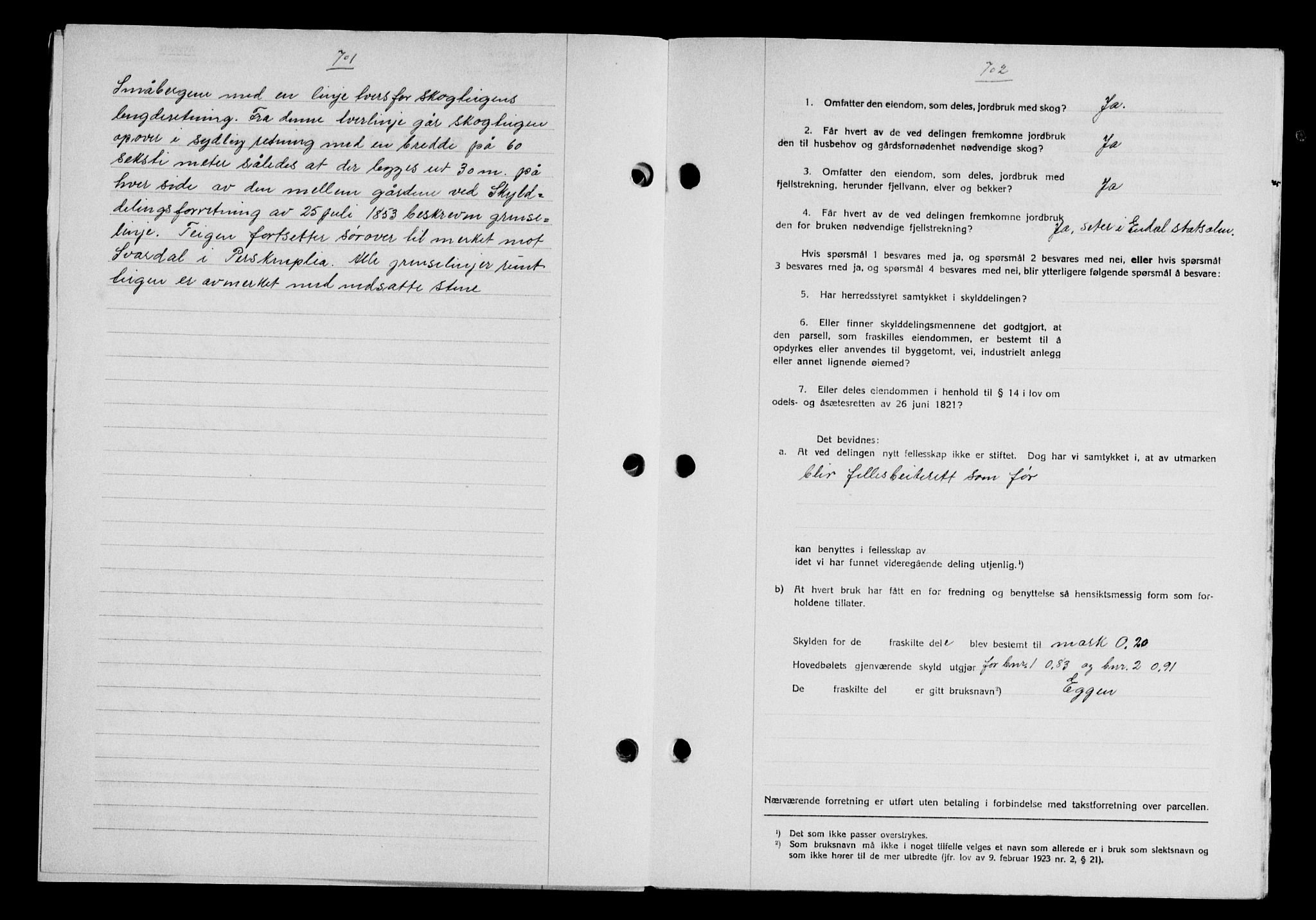 Gauldal sorenskriveri, SAT/A-0014/1/2/2C/L0048: Pantebok nr. 51-52, 1937-1938, s. 701-702, Dagboknr: 1428/1937