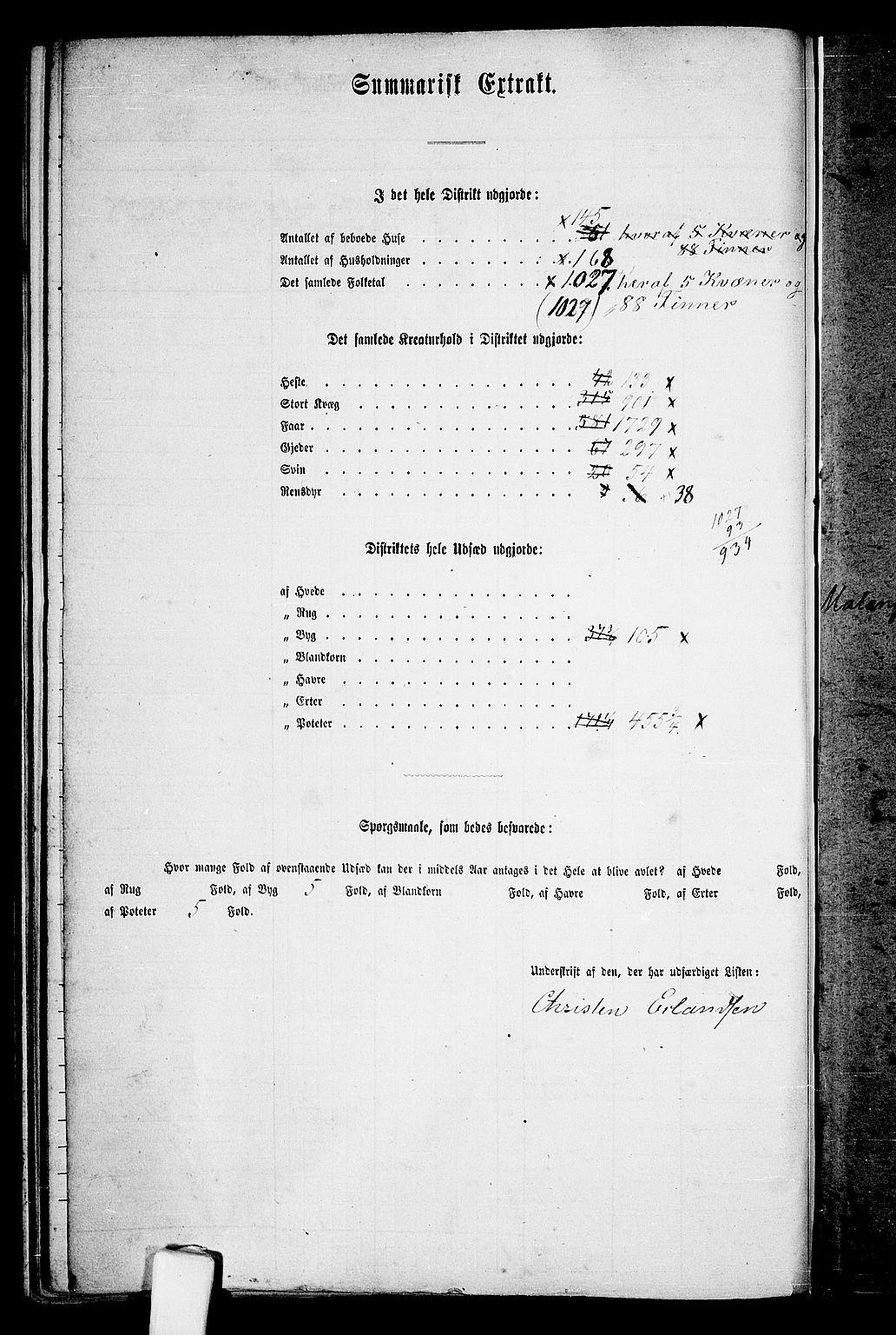 RA, Folketelling 1865 for 1933P Balsfjord prestegjeld, 1865, s. 137