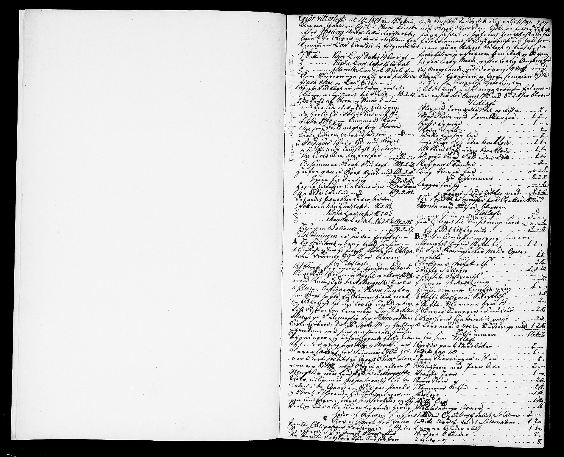 Fosen sorenskriveri, AV/SAT-A-1107/1/3/3A/L0015: Skifteprotokoll nr. 11 II, 1801-1805, s. 256b-257a