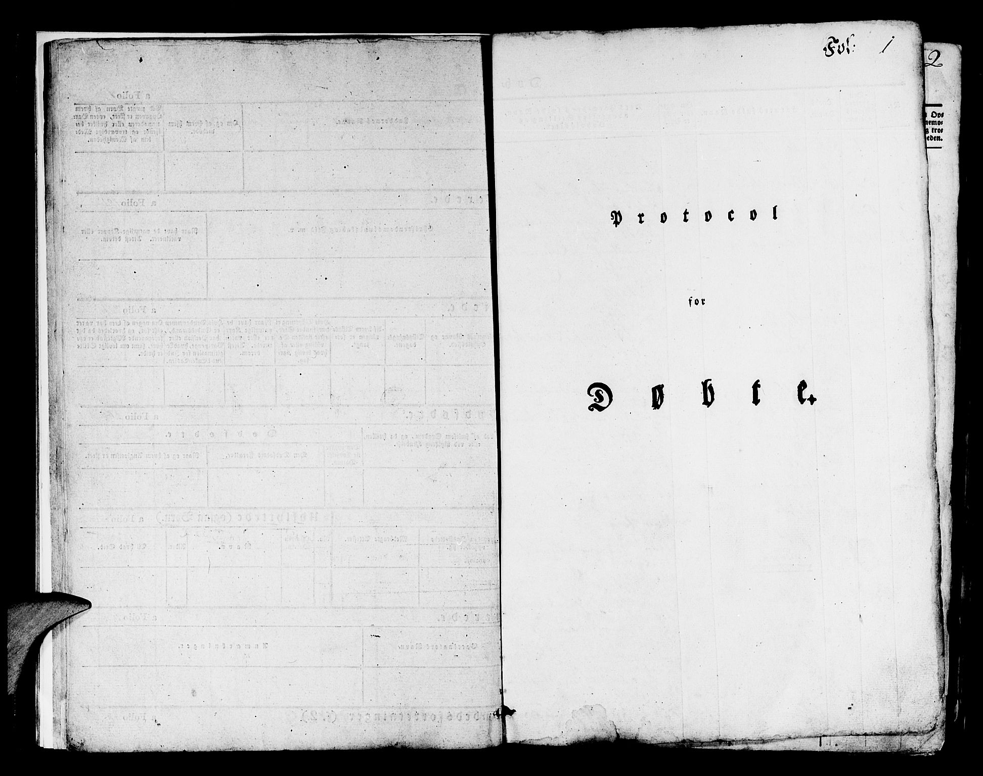 Os sokneprestembete, AV/SAB-A-99929: Ministerialbok nr. A 14, 1826-1839, s. 1