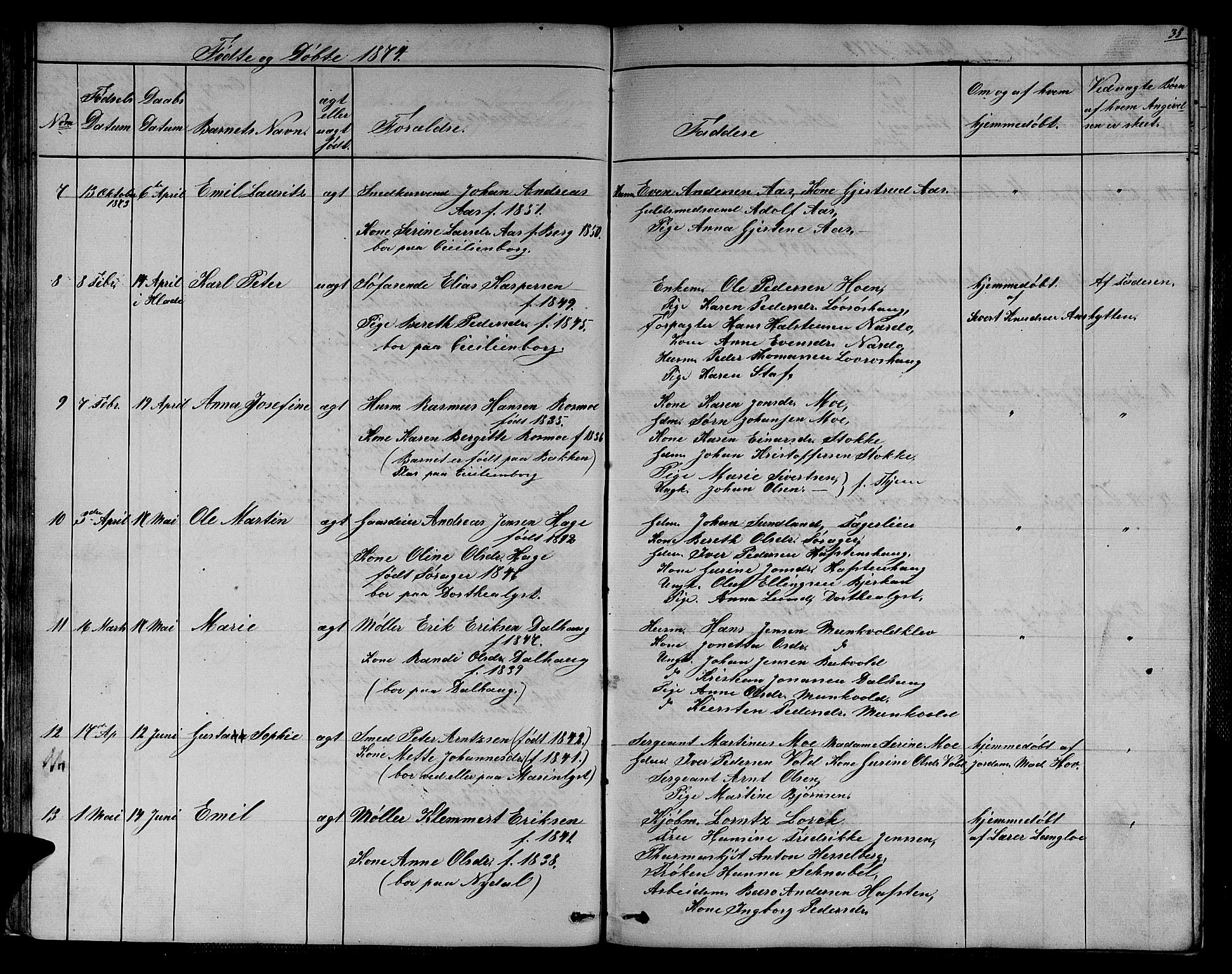 Ministerialprotokoller, klokkerbøker og fødselsregistre - Sør-Trøndelag, SAT/A-1456/611/L0353: Klokkerbok nr. 611C01, 1854-1881, s. 35