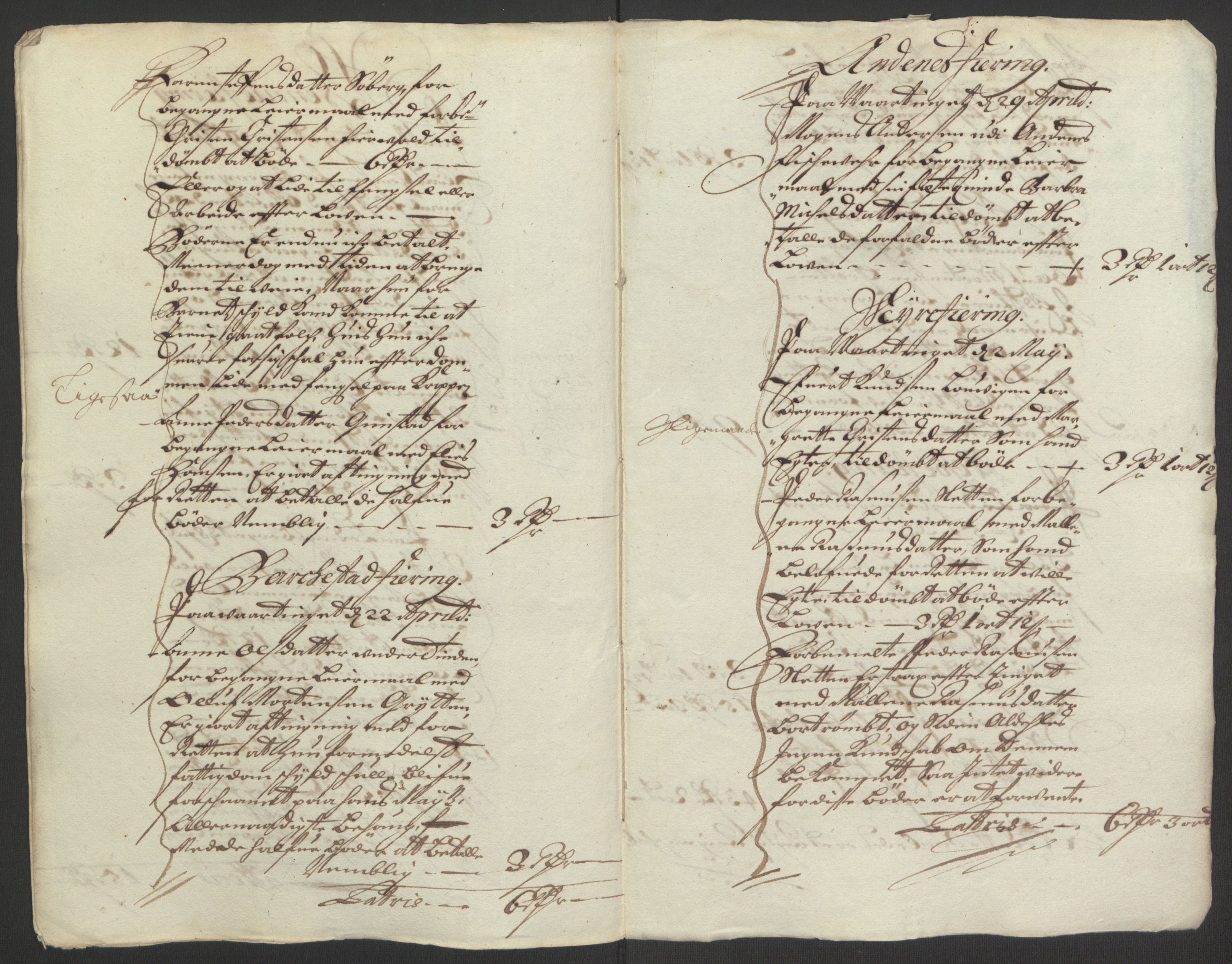 Rentekammeret inntil 1814, Reviderte regnskaper, Fogderegnskap, RA/EA-4092/R67/L4676: Fogderegnskap Vesterålen, Andenes og Lofoten, 1691-1693, s. 339