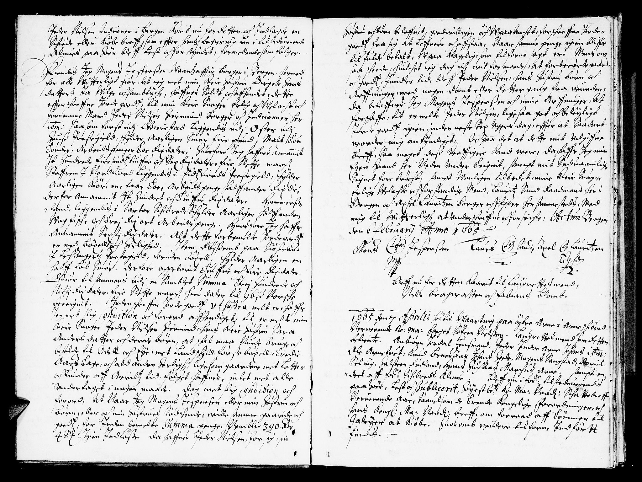Nordhordland sorenskrivar, AV/SAB-A-2901/1/F/Fa/L0007: Tingbok (justisprotokoll), 1665, s. 6b-7a
