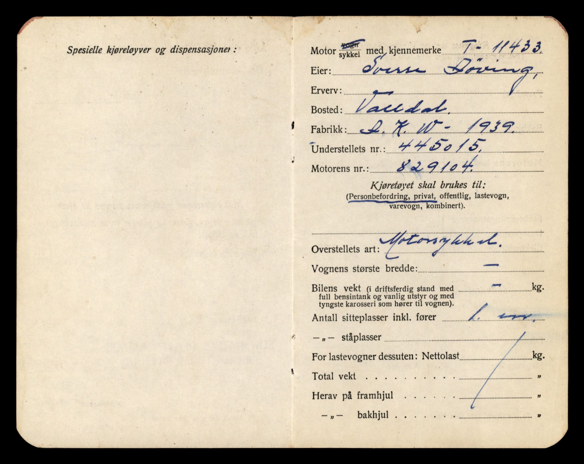 Møre og Romsdal vegkontor - Ålesund trafikkstasjon, AV/SAT-A-4099/F/Fe/L0029: Registreringskort for kjøretøy T 11430 - T 11619, 1927-1998, s. 91