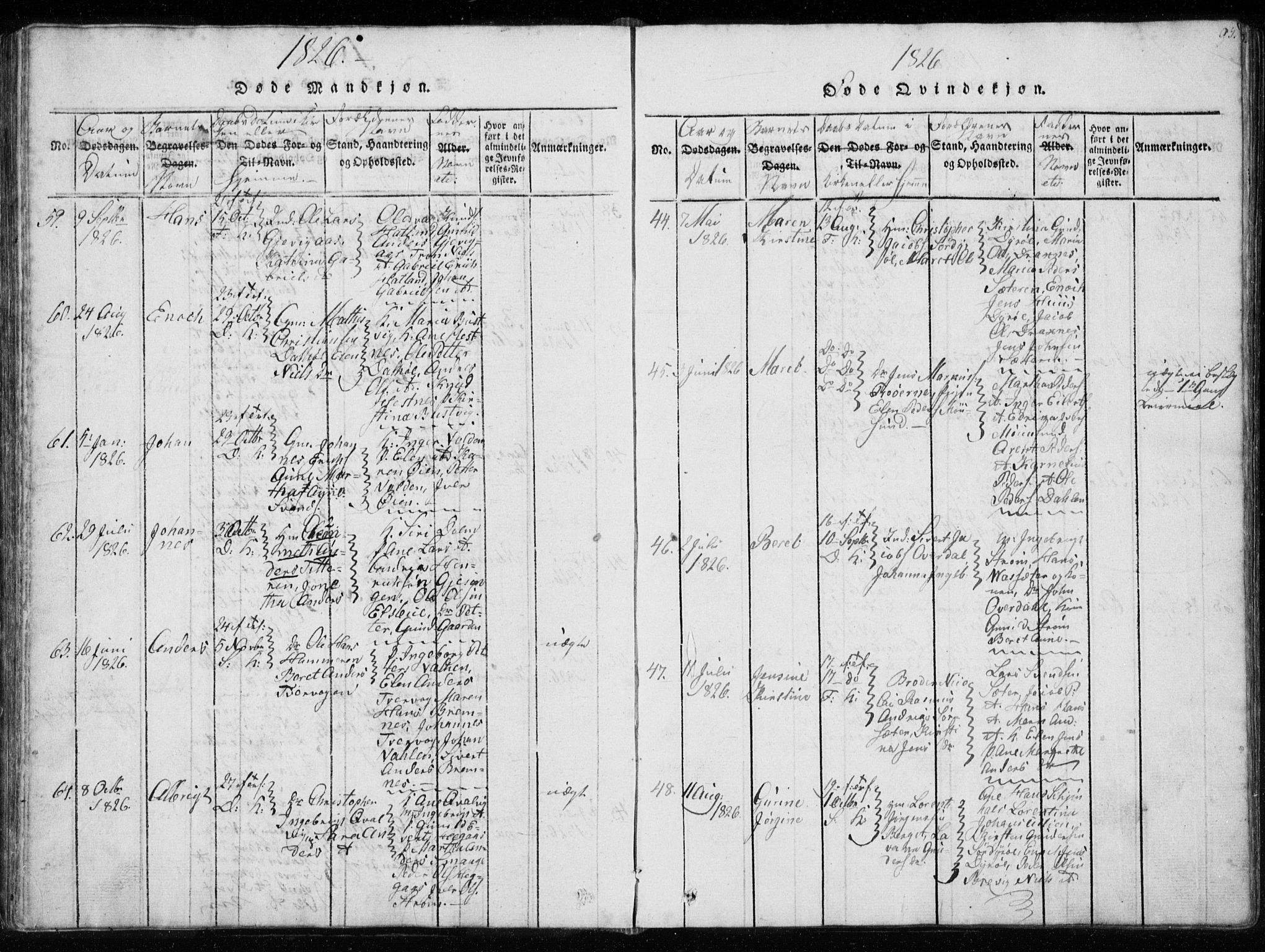 Ministerialprotokoller, klokkerbøker og fødselsregistre - Sør-Trøndelag, SAT/A-1456/634/L0527: Ministerialbok nr. 634A03, 1818-1826, s. 95