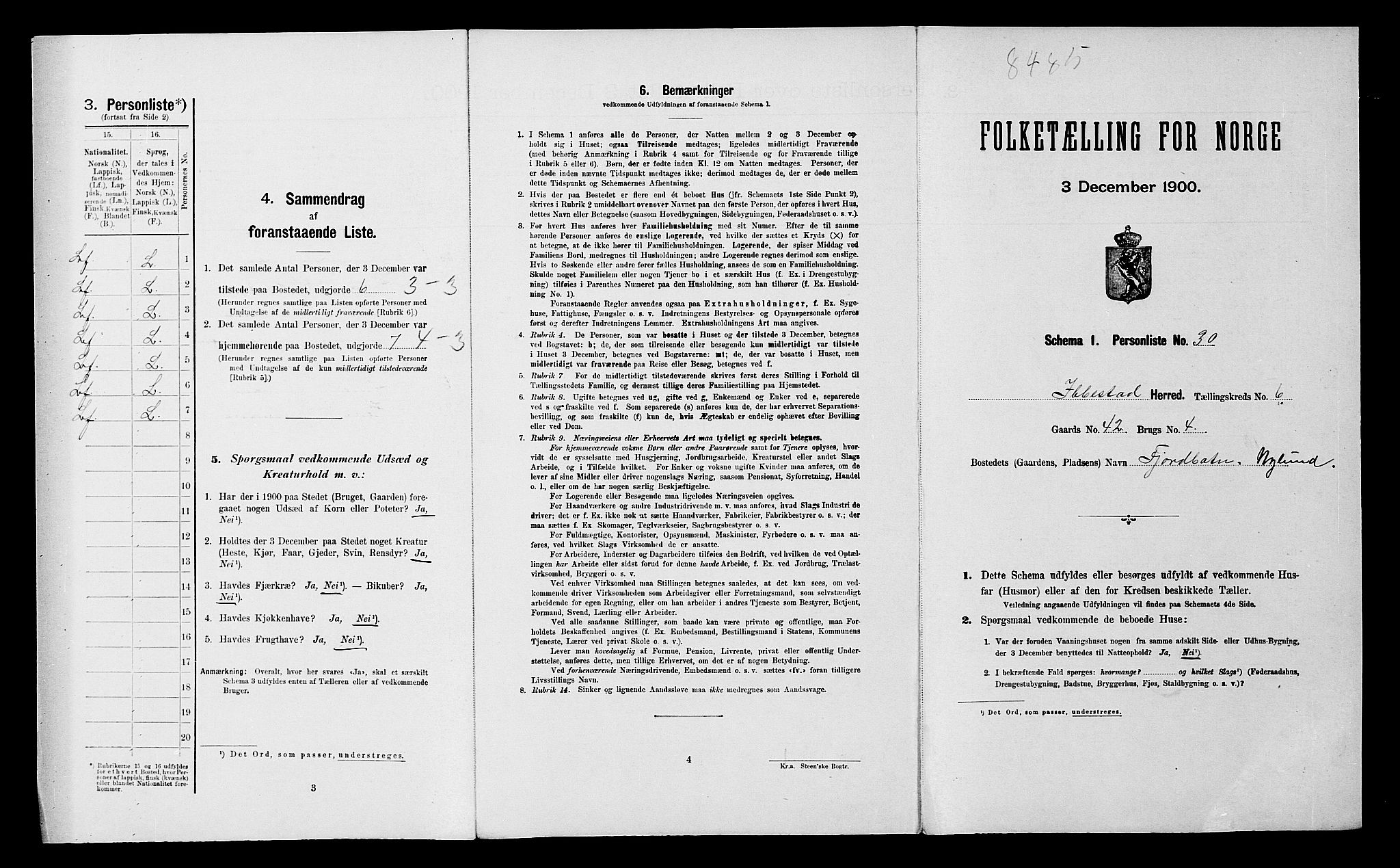 SATØ, Folketelling 1900 for 1917 Ibestad herred, 1900, s. 906