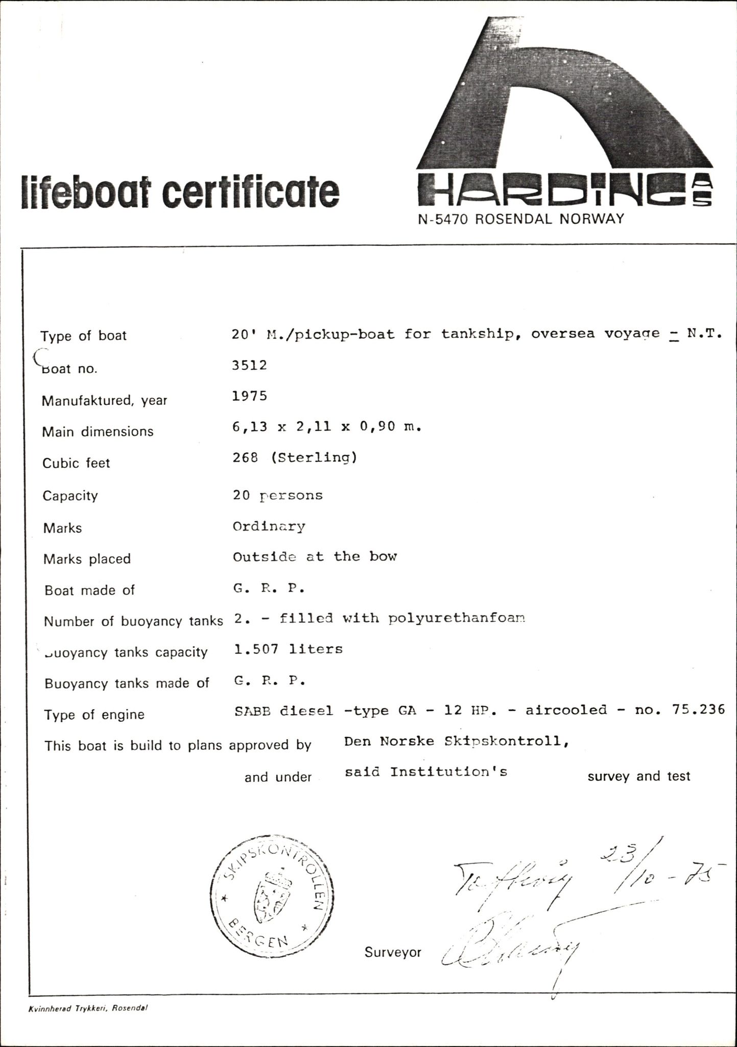 Pa 1503 - Stavanger Drilling AS, AV/SAST-A-101906/2/E/Eb/Eba/L0007: Sak og korrespondanse, 1975-1980