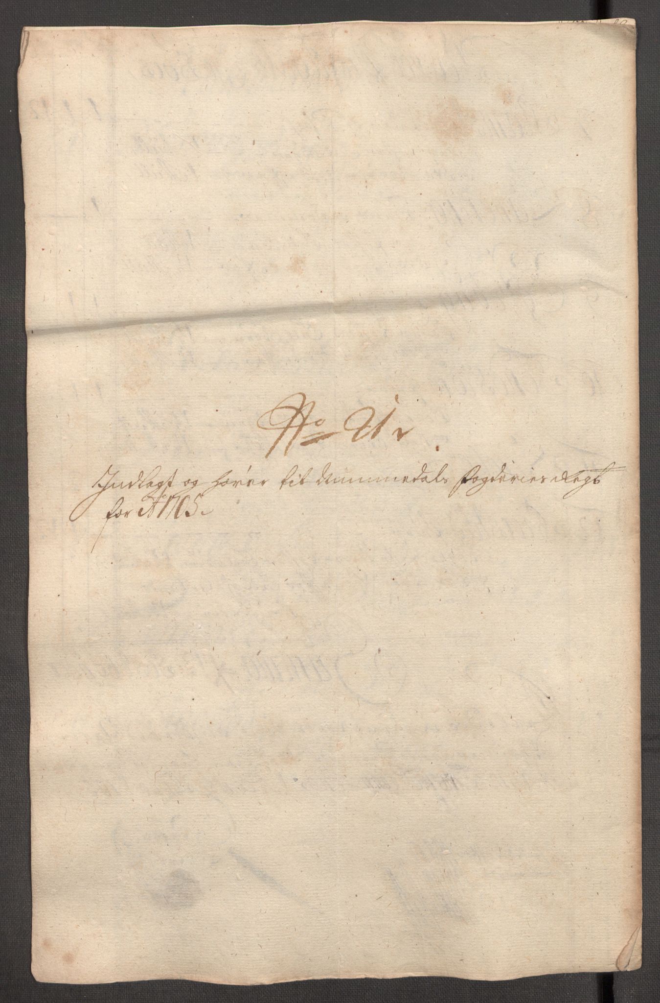 Rentekammeret inntil 1814, Reviderte regnskaper, Fogderegnskap, RA/EA-4092/R64/L4429: Fogderegnskap Namdal, 1705-1706, s. 167