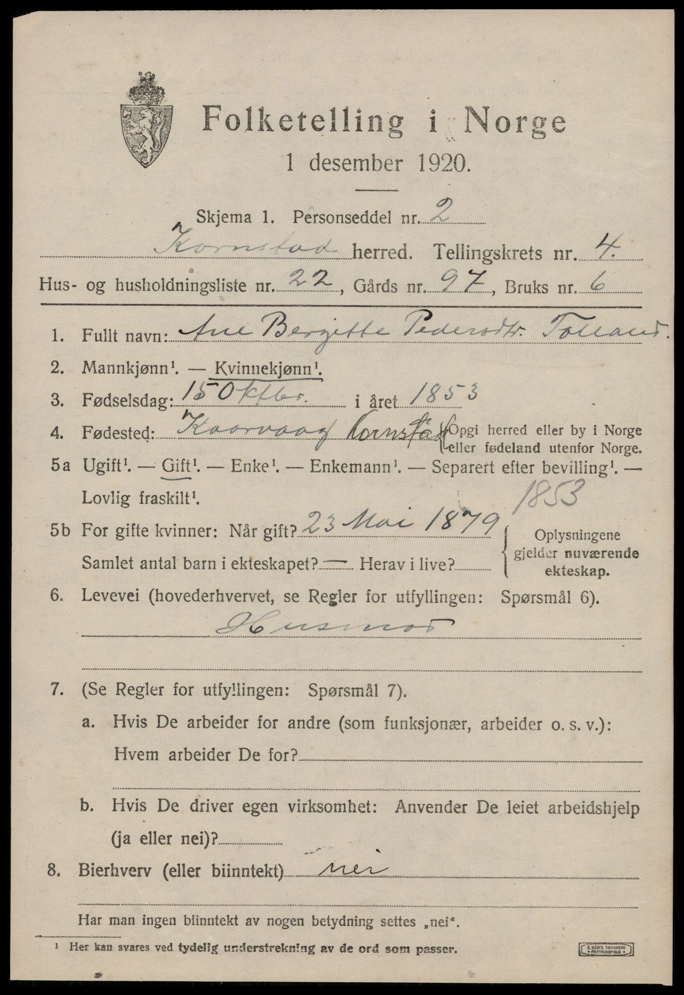 SAT, Folketelling 1920 for 1552 Kornstad herred, 1920, s. 2755