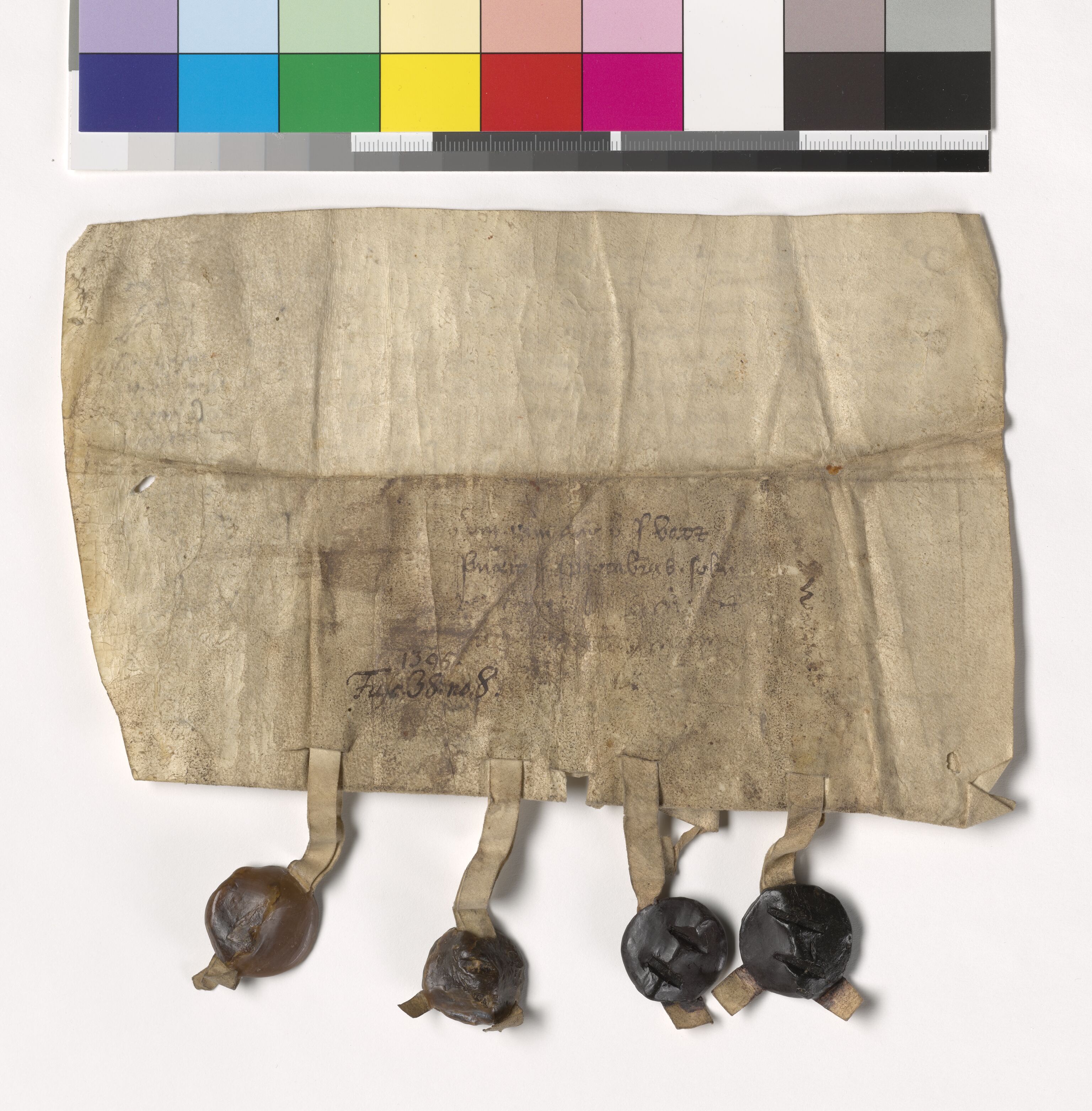Riksarkivets diplomsamling, AV/RA-EA-5965/F05/L0118: NRA AM fasc. 38 nr. 6-9, 1393-1397, s. 10